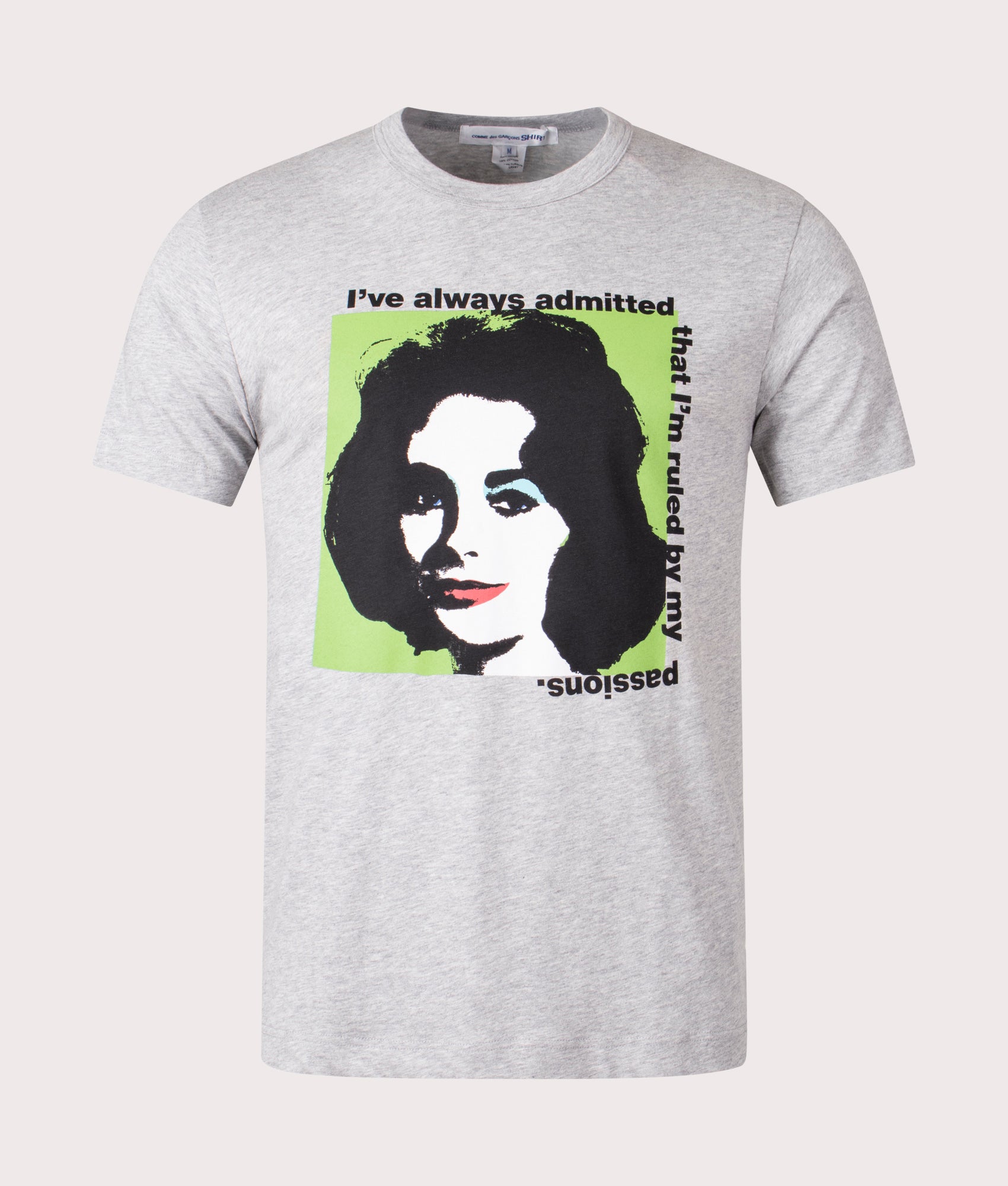 COMME des GARCONS SHIRT Mens Elizabeth Taylor T-Shirt - Colour: 1 Top Grey - Size: Medium