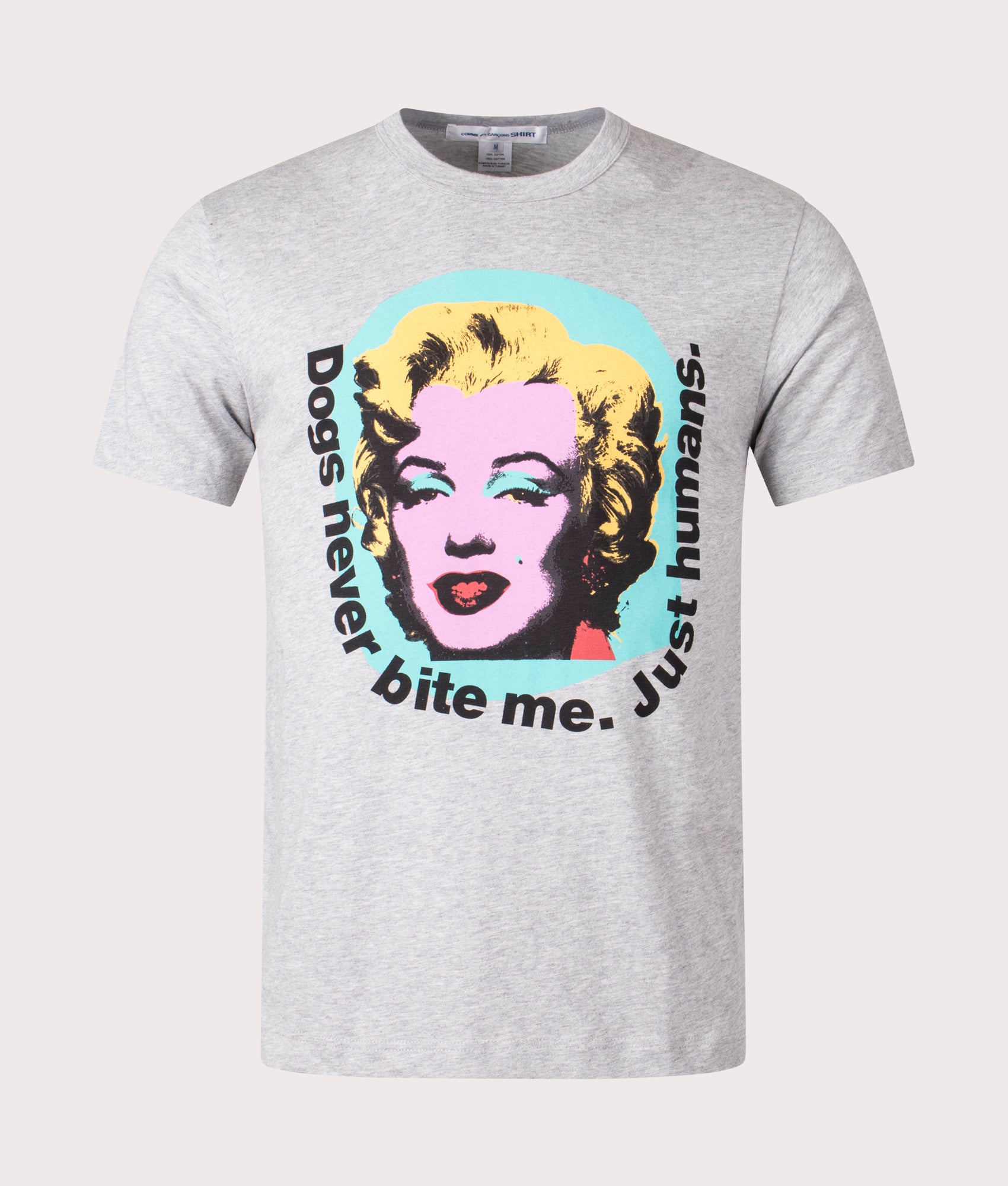 COMME des GARCONS SHIRT Mens Slim fit Marilyn T-Shirt - Colour: 1 Top Grey - Size: Large