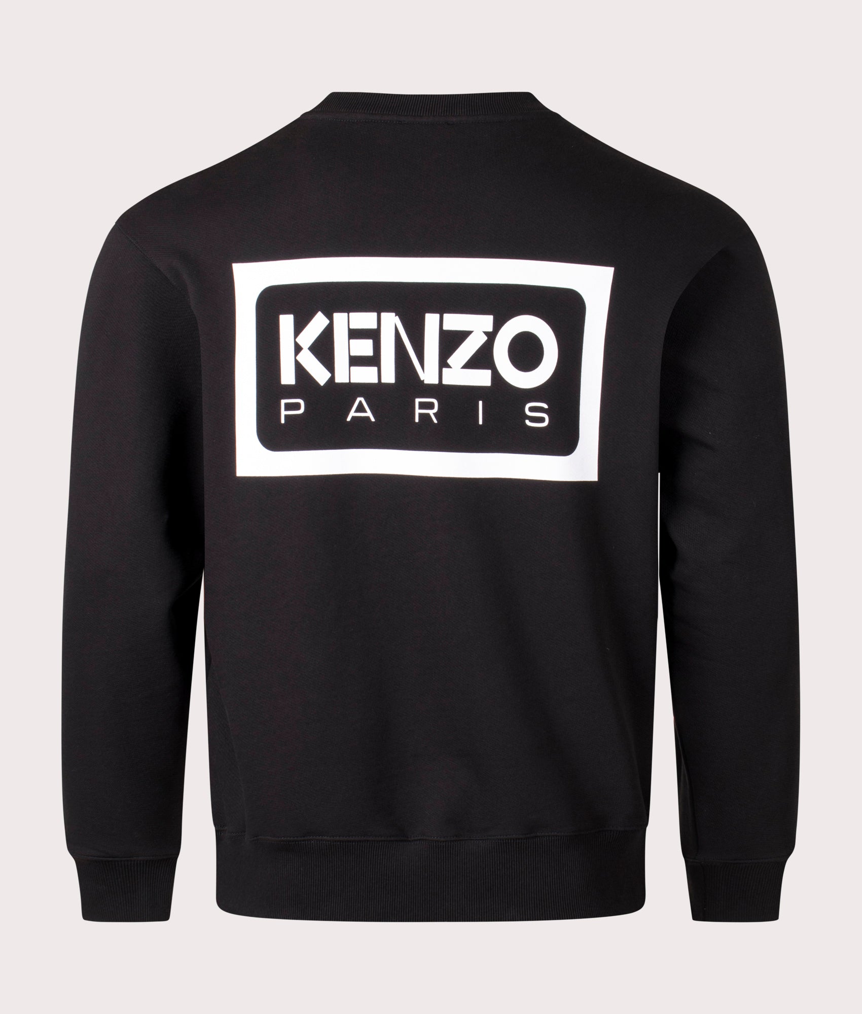 KENZO Mens Classic Embroidered Sweatshirt - Colour: 99J Black - Size: Medium