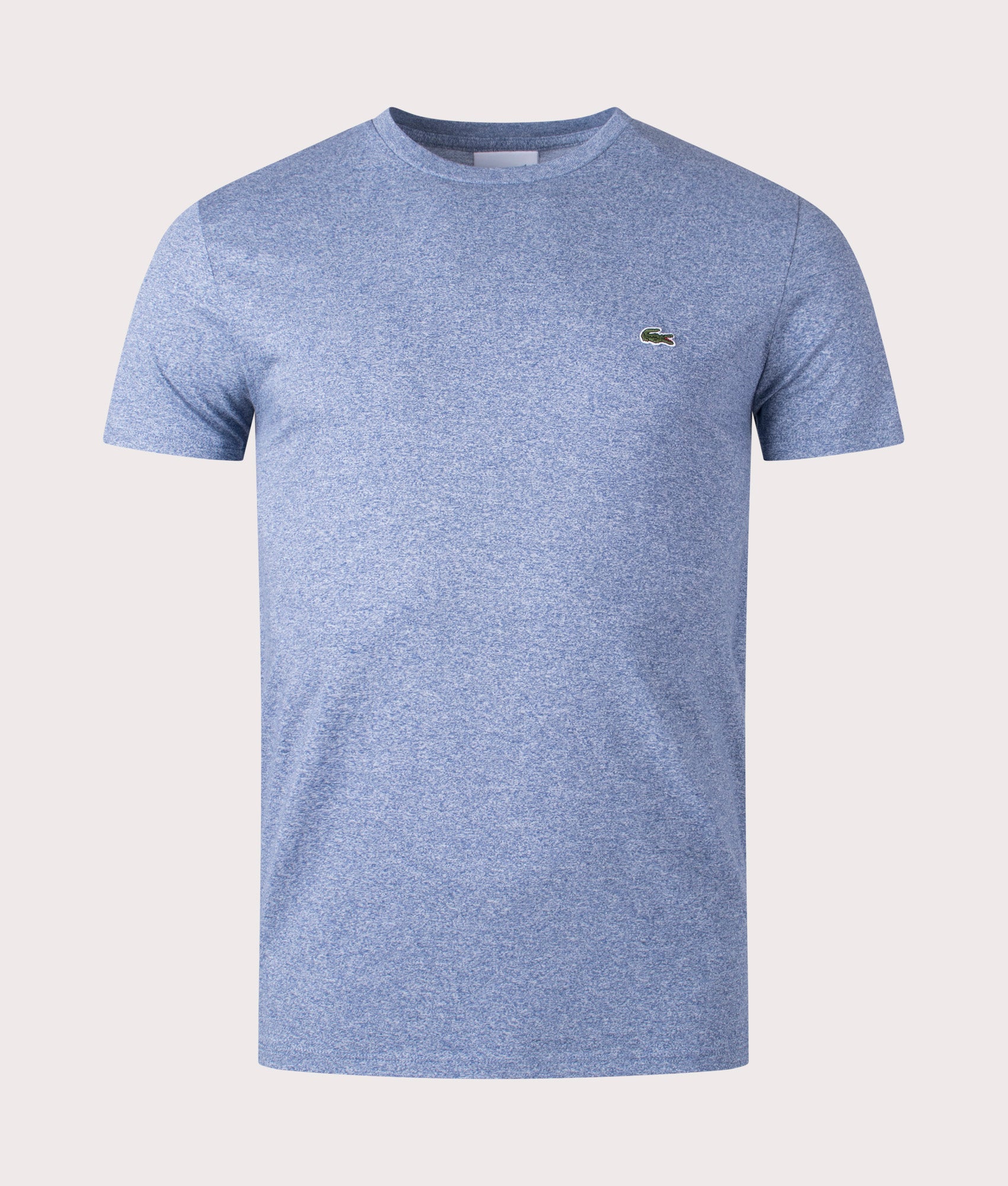 Lacoste Mens Pima Cotton Croc Logo T-Shirt - Colour: 1GF Light Indigo Blue - Size: 5/L