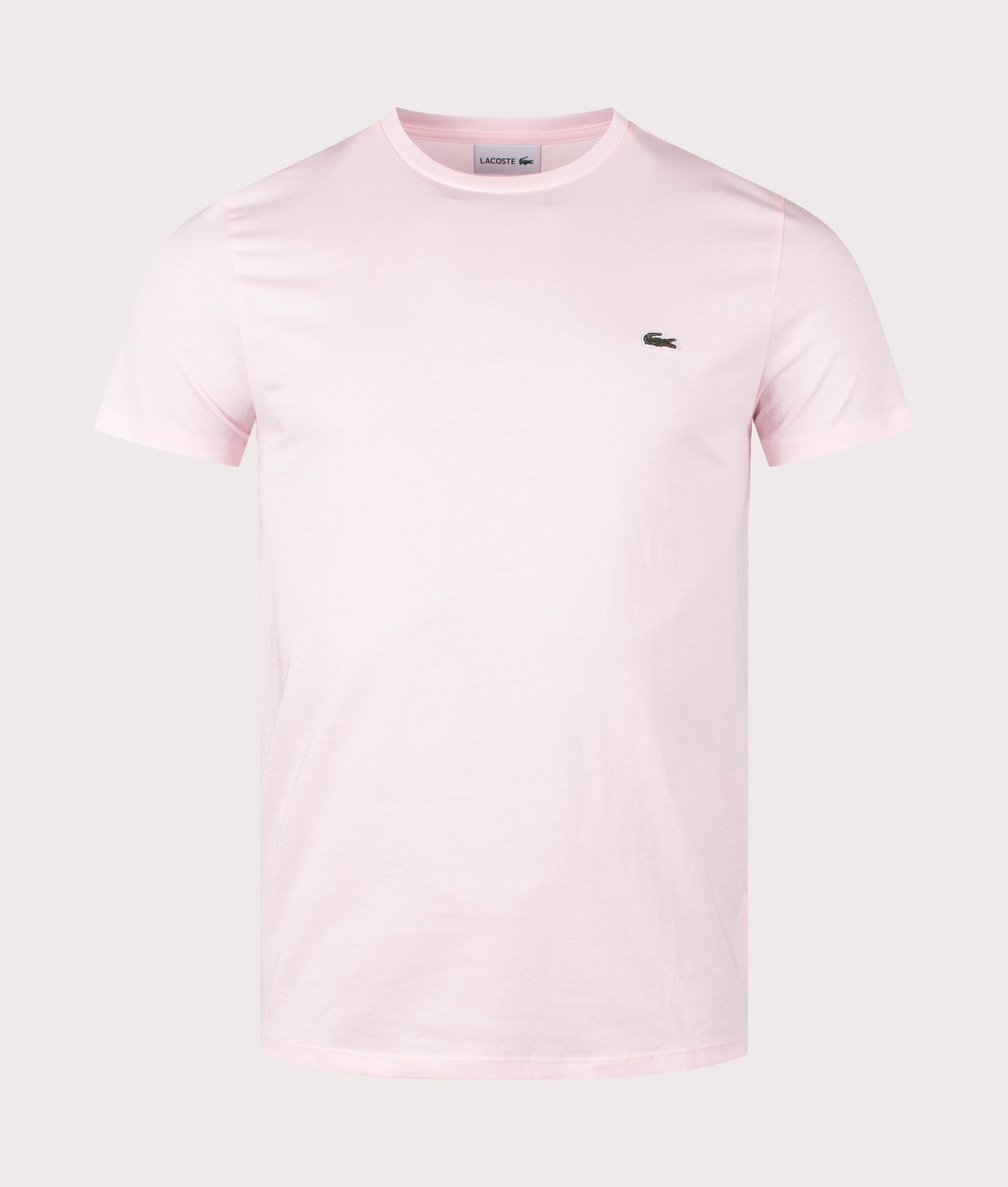 Lacoste Mens Classic Logo T-Shirt - Colour: T03 Pink - Size: 5/L