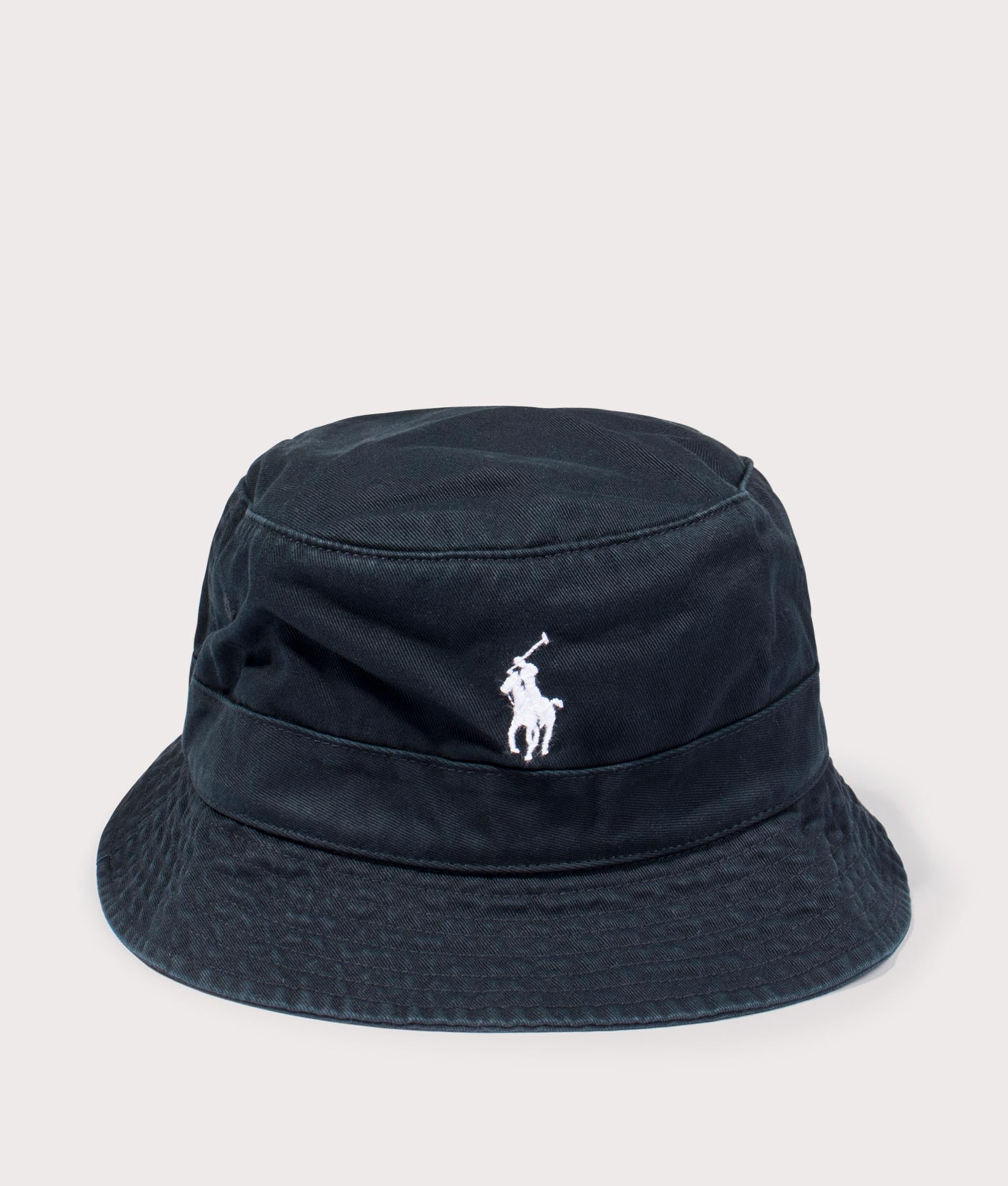 Polo Ralph Lauren Mens Chino Bucket Hat - Colour: 006 Polo Black - Size: S/M