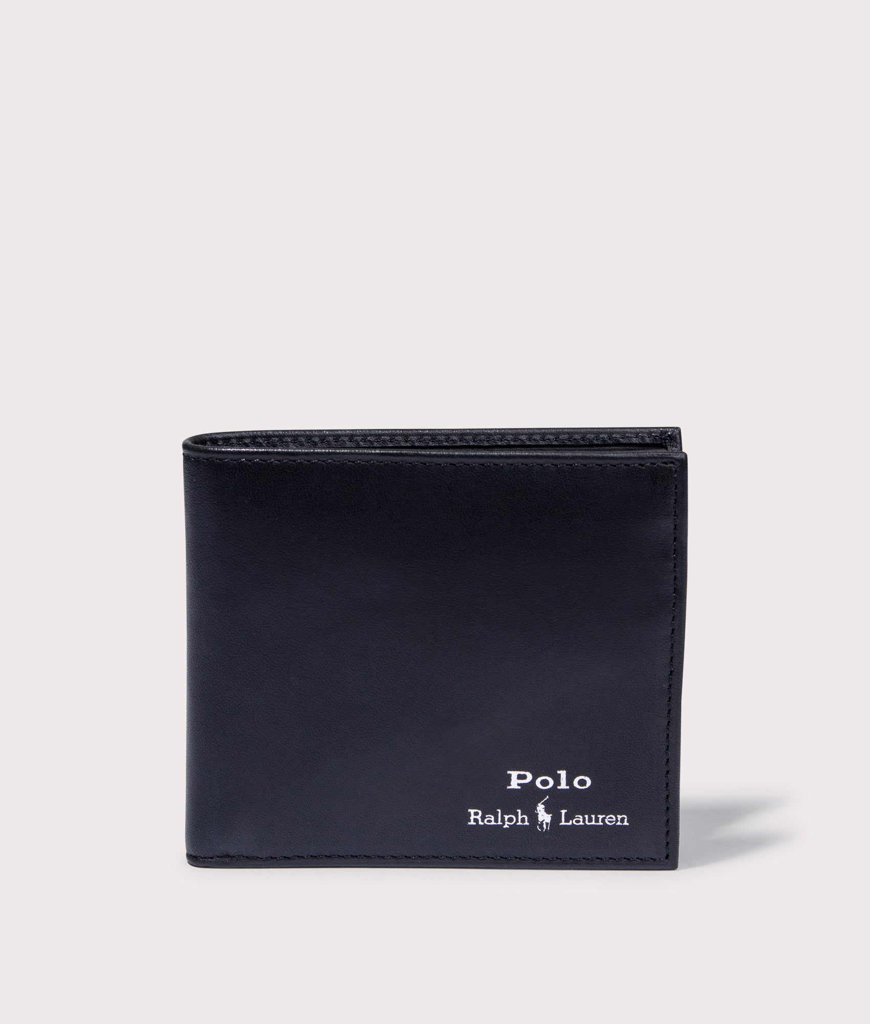 Polo Ralph Lauren Mens Leather Billfold Wallet - Colour: 002 Black - Size: One Size