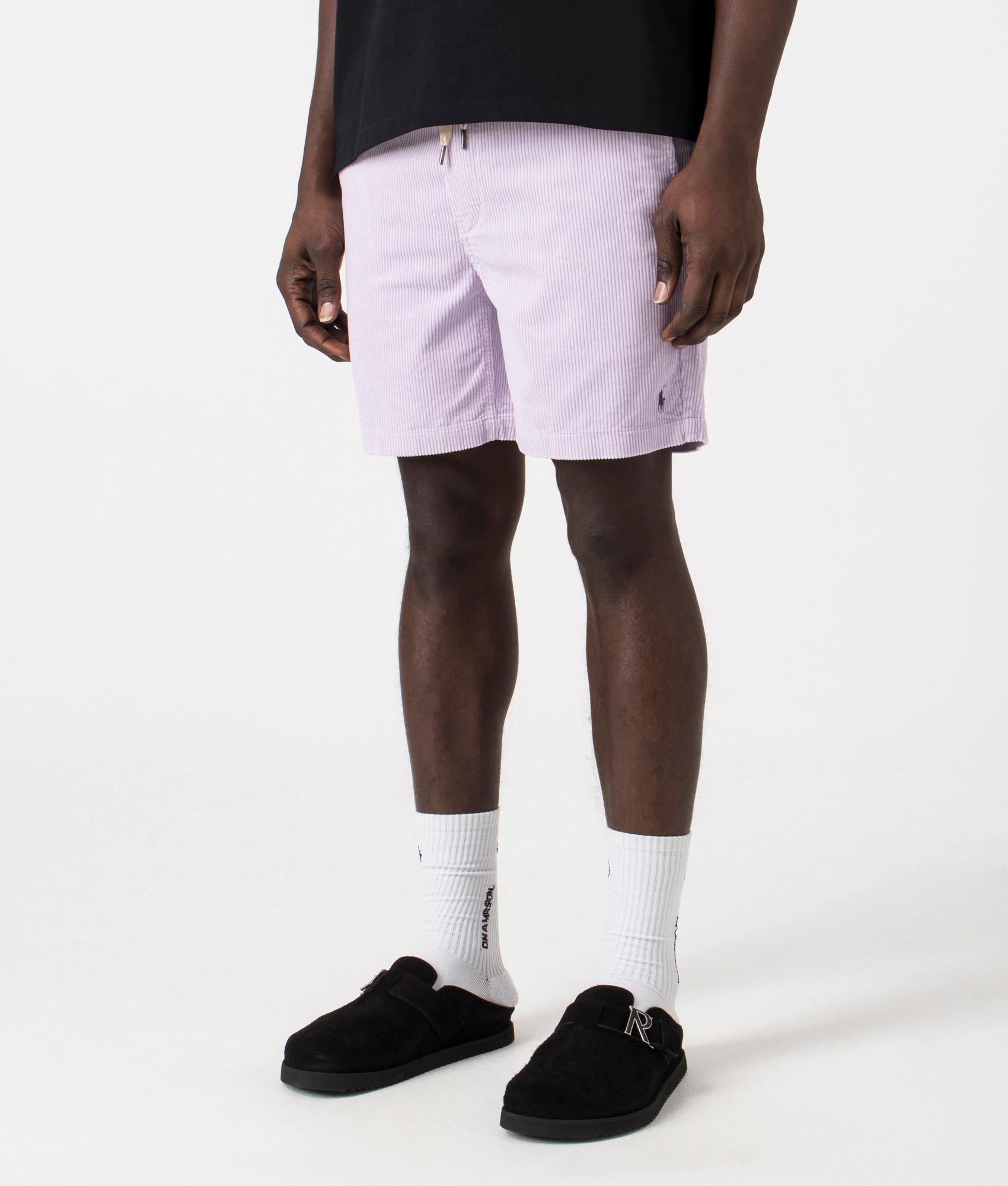Polo Ralph Lauren Mens Regular Fit Corduroy Prepster Shorts - Colour: 017 Summer Lilac - Size: Large