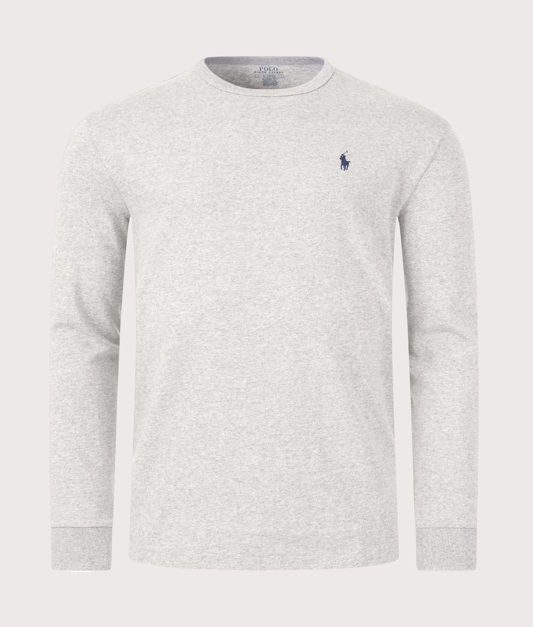 Polo Ralph Lauren Mens Classic Relaxed Fit Cotton Jersey T-Shirt - Colour: 003 Andover Heather - Siz