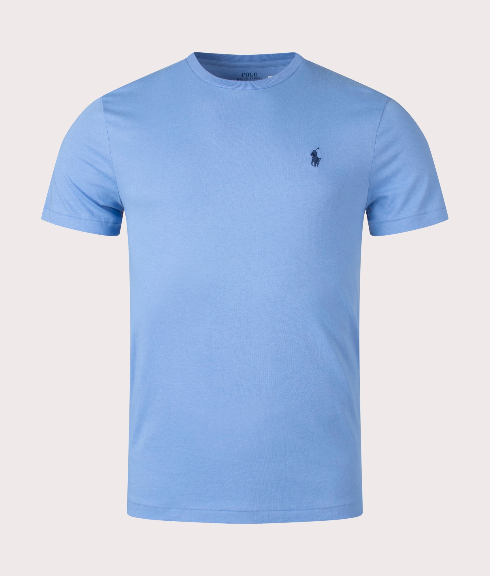 Polo Ralph Lauren Mens Custom Slim Fit T-Shirt - Colour: 335 Sky Blue - Size: Medium