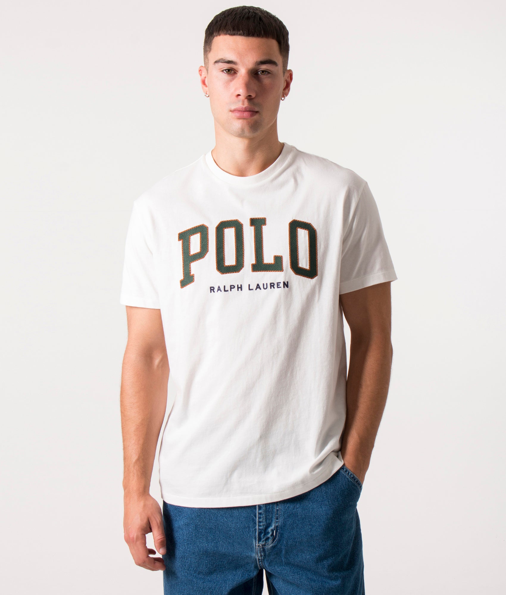 Polo Ralph Lauren Mens Relaxed Fit POLO Logo T-Shirt - Colour: 003 Nevis - Size: Small