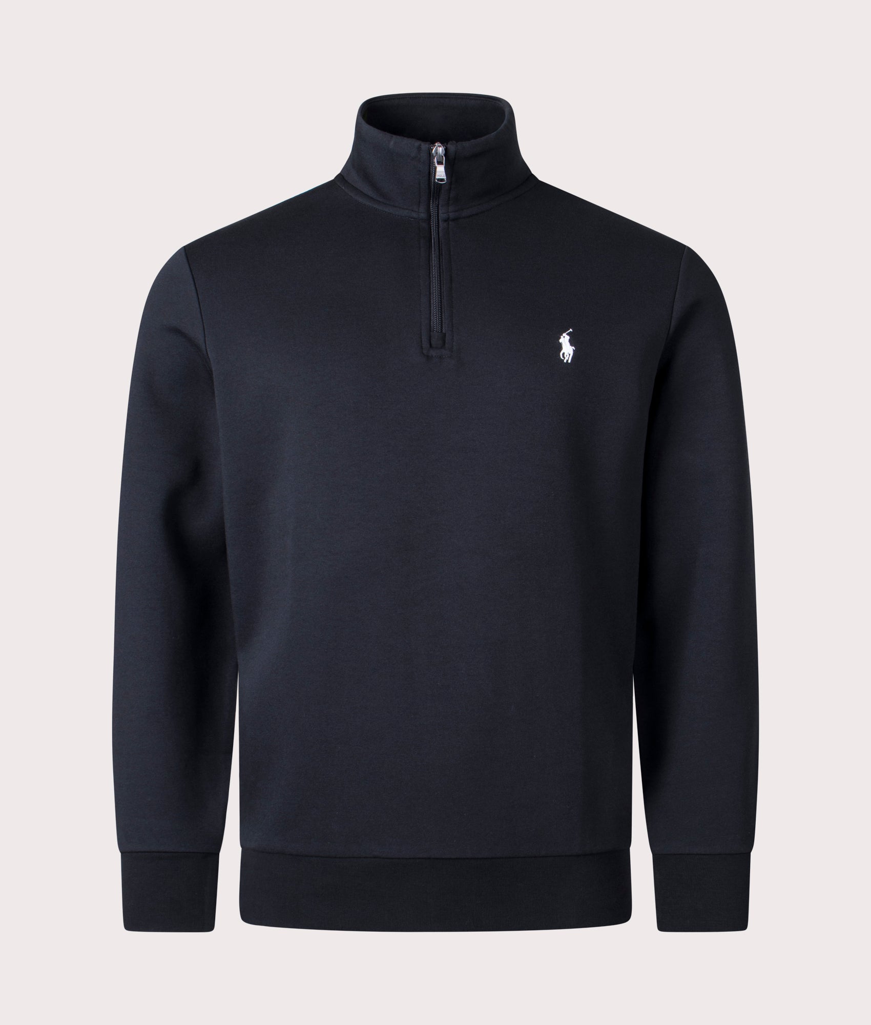 Polo Ralph Lauren Mens Quarter Zip Sweatshirt - Colour: 001 Polo Black - Size: XXL