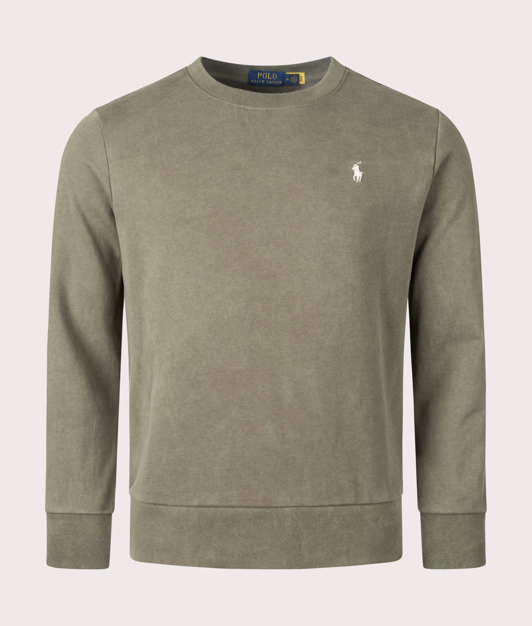 Polo Ralph Lauren Mens Loopback Terry Sweatshirt - Colour: 005 Company Olive - Size: Large