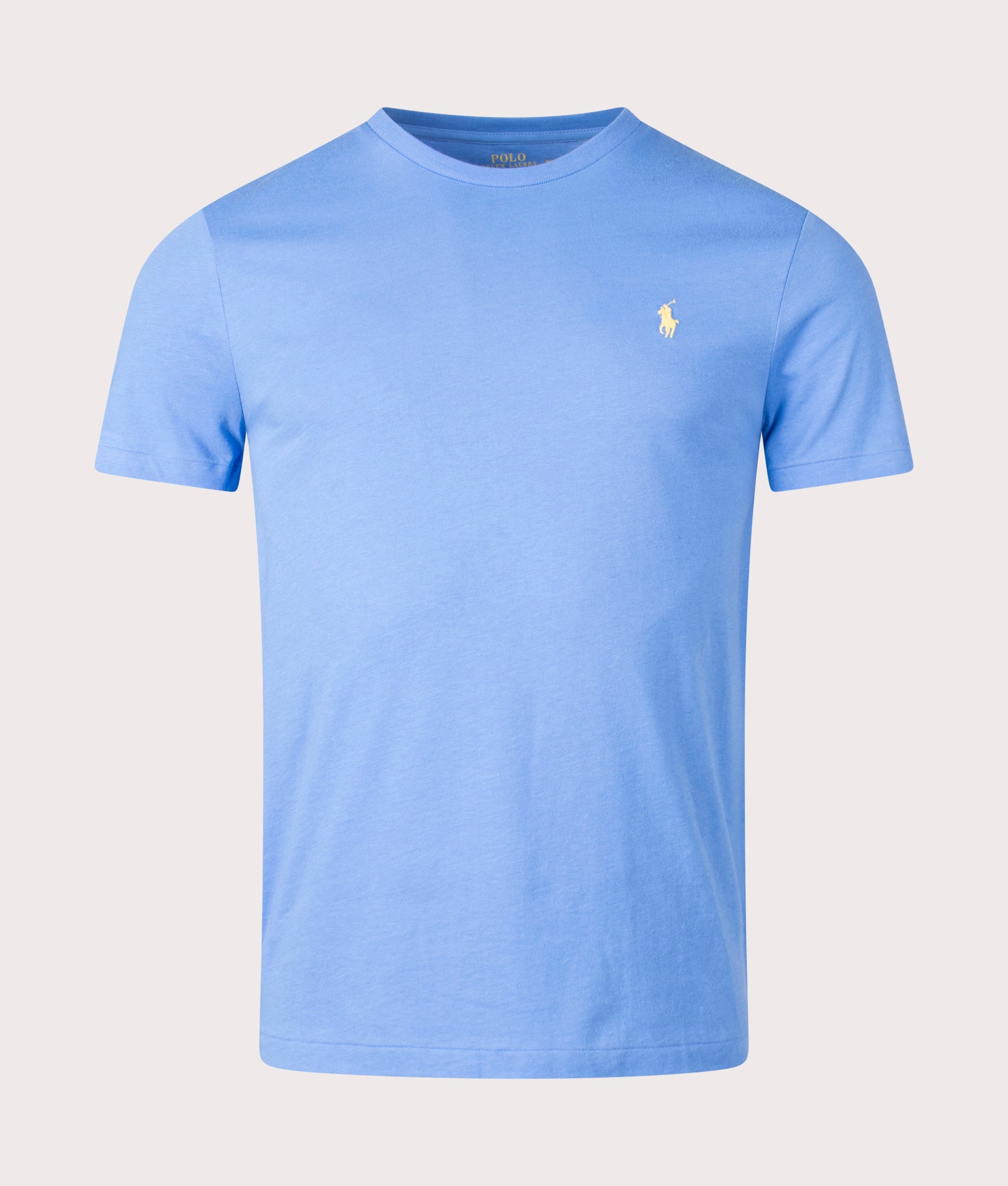 Polo Ralph Lauren Mens Custom Slim Fit T-Shirt - Colour: 344 Summer Blue - Size: XXL