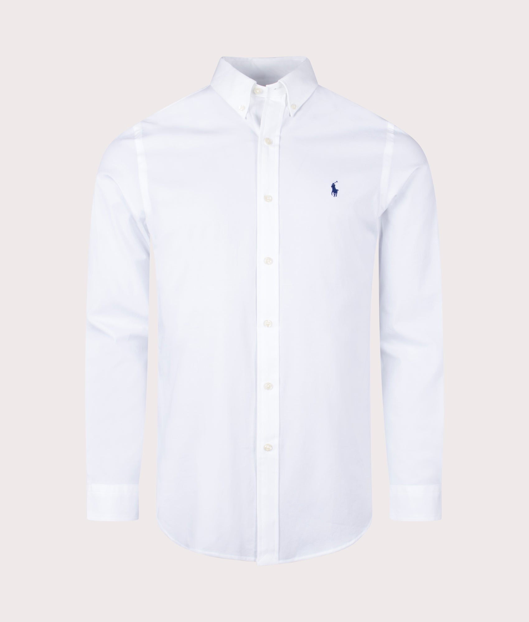 Polo Ralph Lauren Mens Slim Fit Sport Shirt - Colour: 002 White - Size: Large