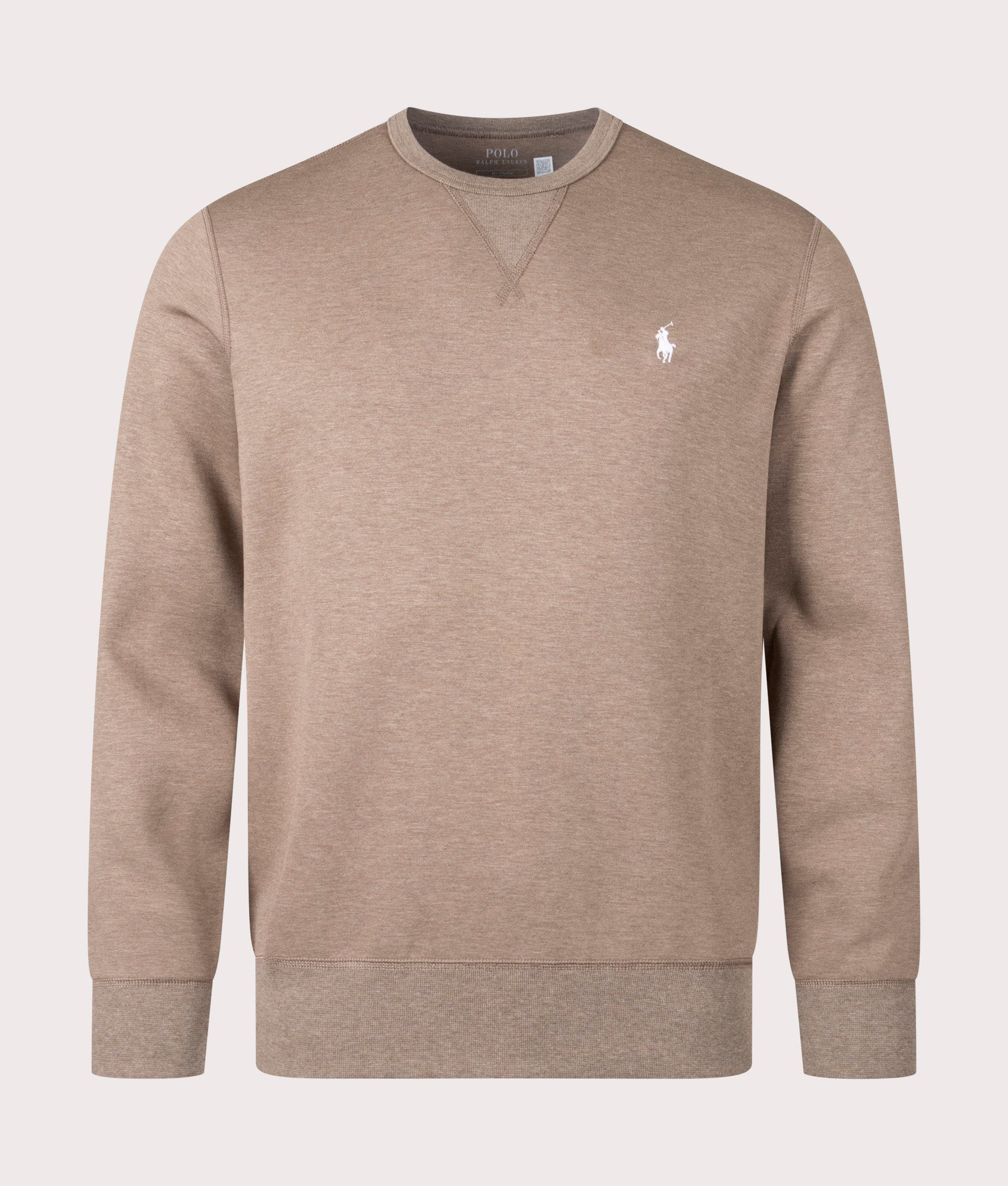 Polo Ralph Lauren Mens Crew Neck Sweatshirt - Colour: 015 Dark Taupe Heather - Size: Medium