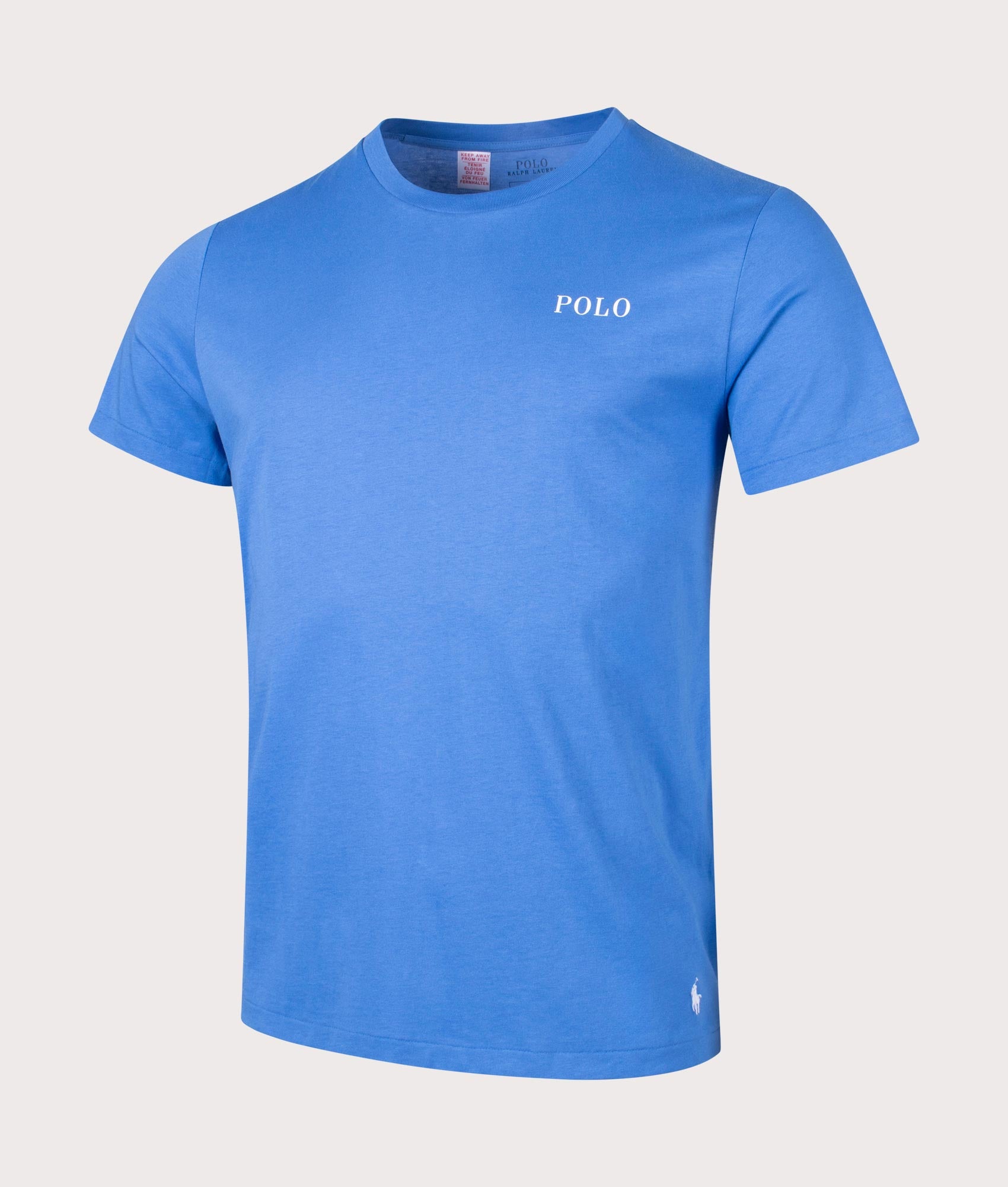 Polo Ralph Lauren Mens Lightweight Loungewear T-Shirt - Colour: 002 New England Blue Polo - Size: XX