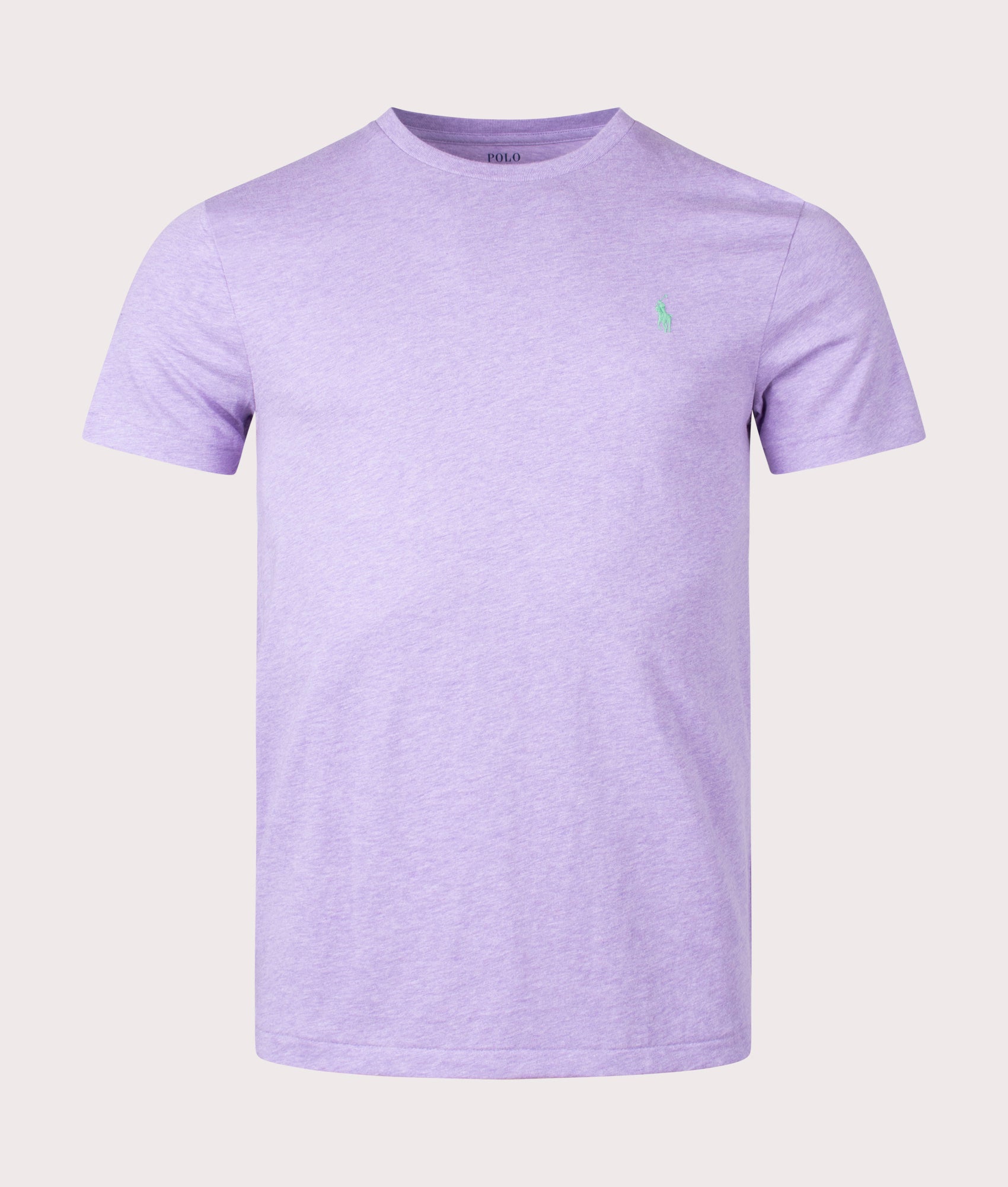 Polo Ralph Lauren Mens Custom Slim Fit T-Shirt - Colour: 363 Pastel Purple Heather - Size: XXL