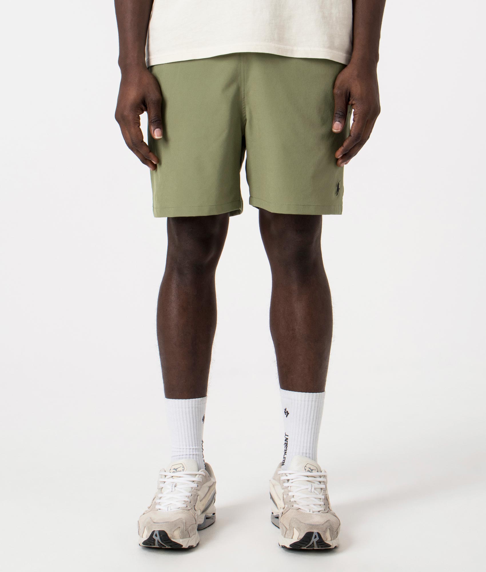 Polo Ralph Lauren Mens Regular Fit Traveler Swim Shorts - Colour: 050 Tree Green - Size: XL