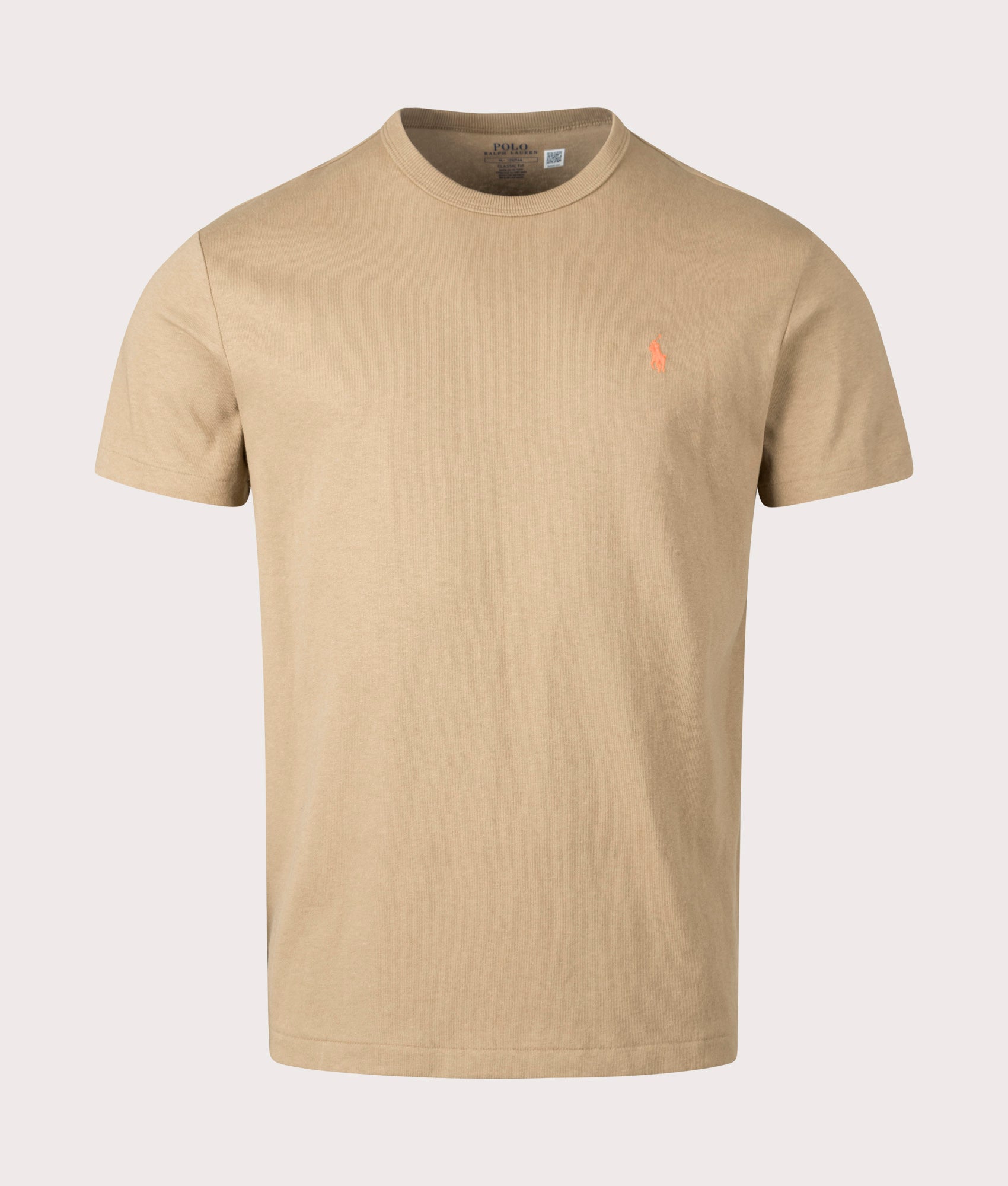 Polo Ralph Lauren Mens Classic Relaxed Fit Jersey T-Shirt - Colour: 033 Desert Khaki - Size: XL