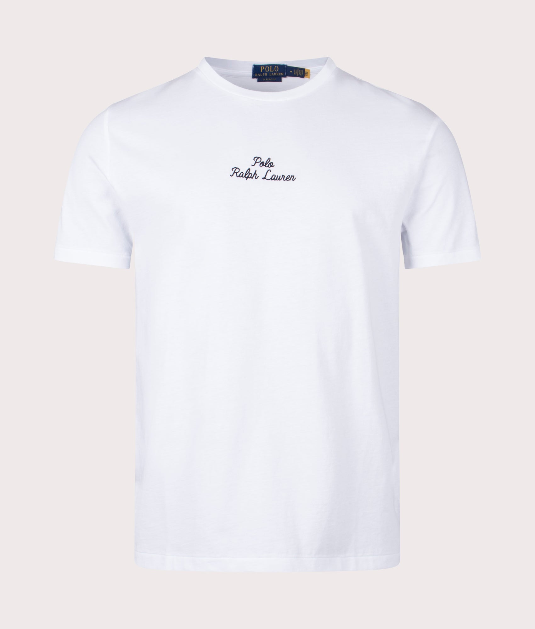 Polo Ralph Lauren Mens Embroidered T-Shirt - Colour: 002 White - Size: Small