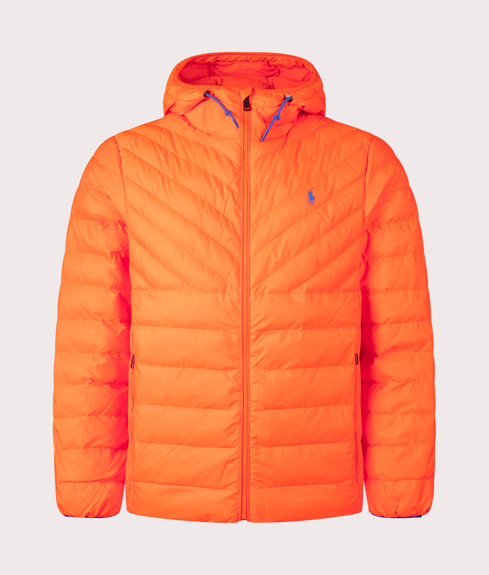 Polo Ralph Lauren Mens Terra Chevron Insulated Bomber Jacket - Colour: 001 Sailing Orange - Size: XL