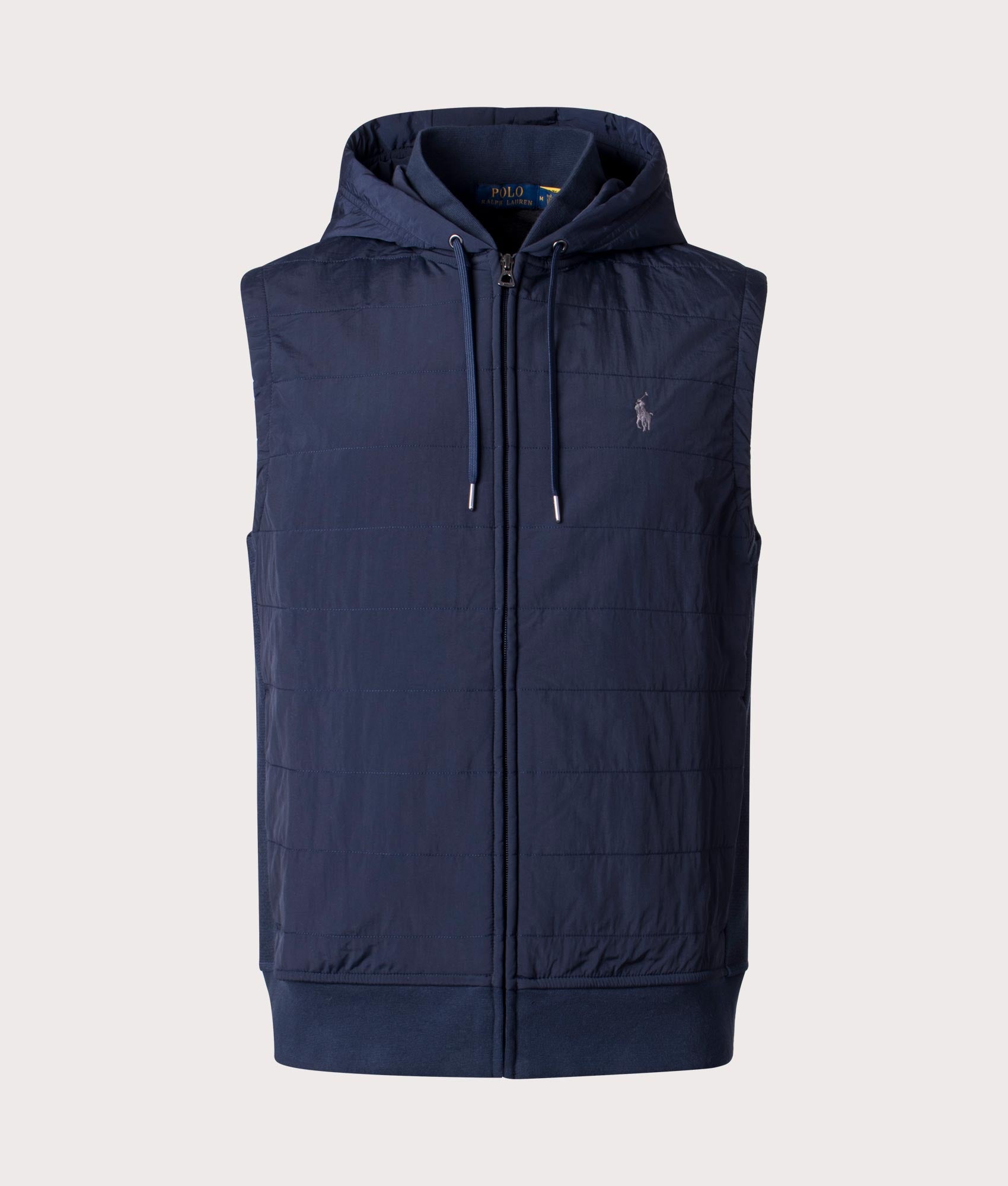 Polo Ralph Lauren Mens Full Zip Gilet - Colour: 002 Aviator Navy - Size: Large