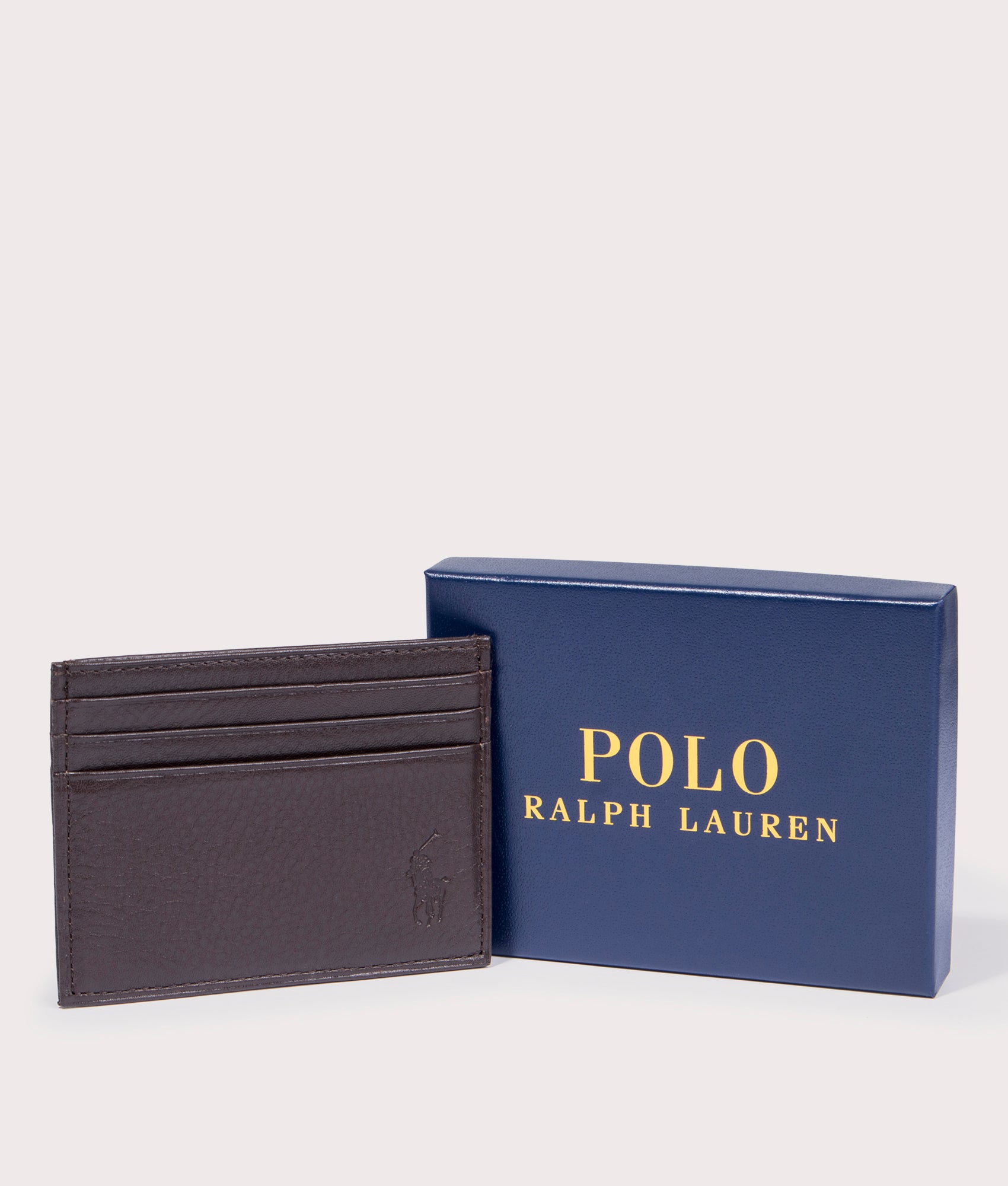 Polo Ralph Lauren Mens Small Multi Card Case - Colour: 001 Brown - Size: One Size