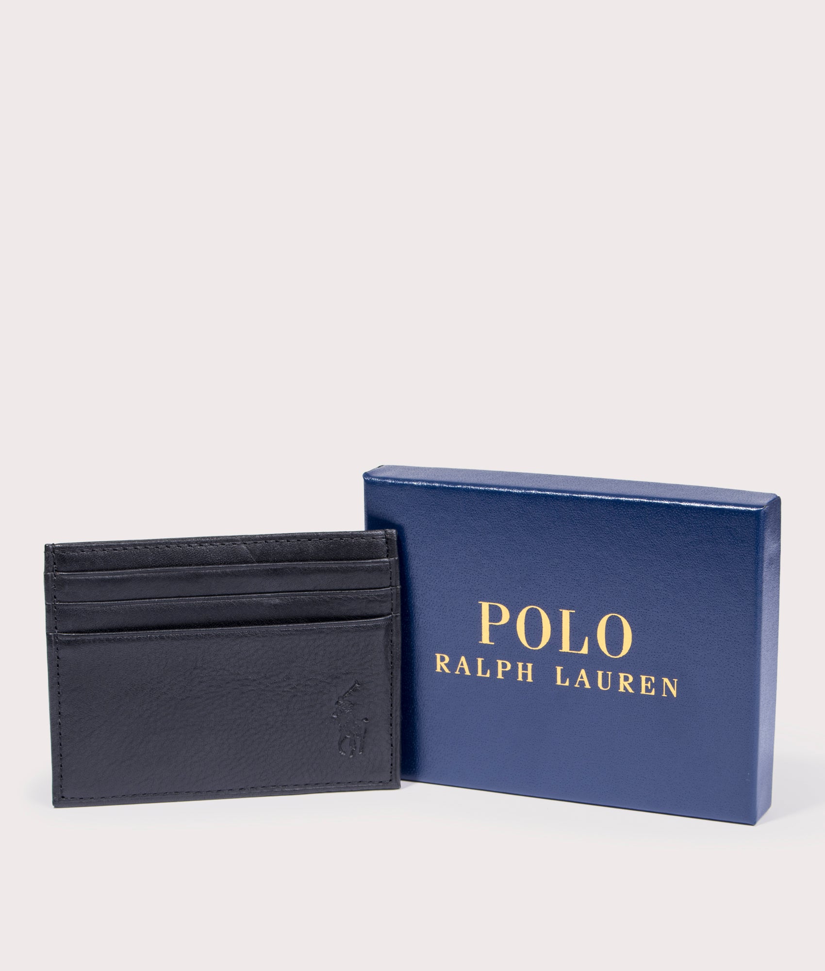 Polo Ralph Lauren Mens Small Multi Card Case - Colour: 002 Black - Size: One Size