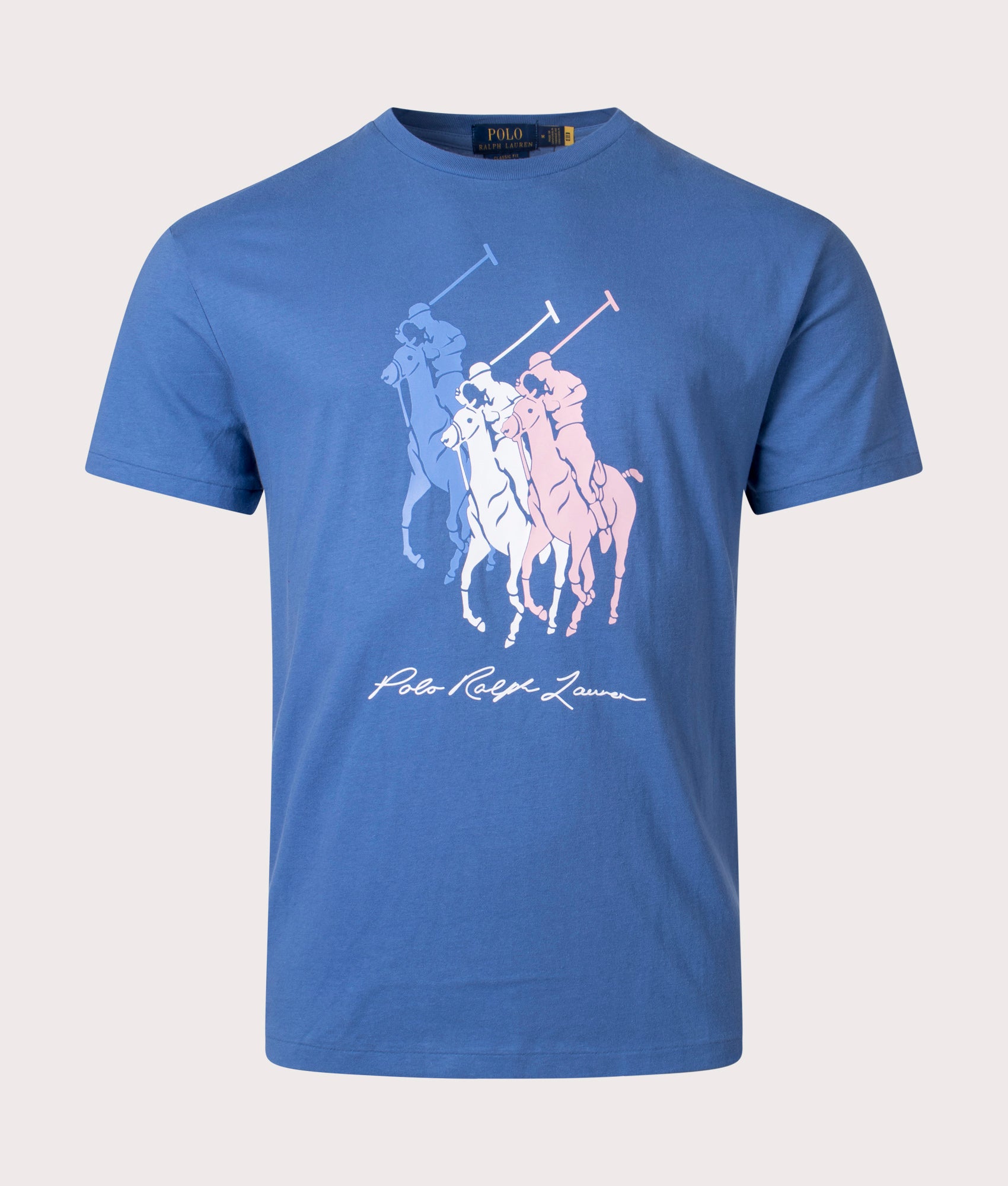 Polo Ralph Lauren Mens Classic Fit Jersey T-Shirt - Colour: 003 Nimes Blue - Size: Medium