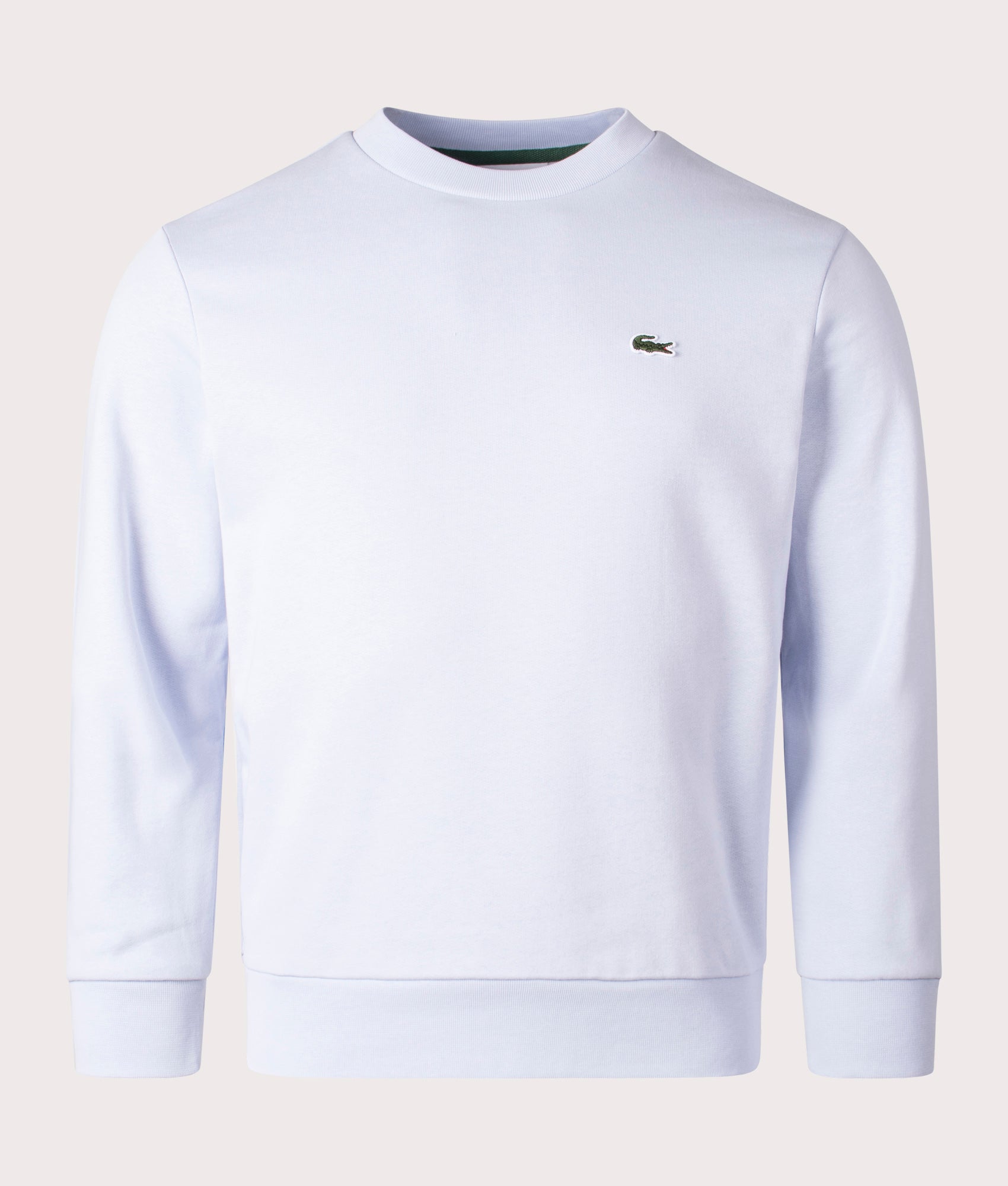 Lacoste Mens Relaxed Fit Organic Brushed Cotton Sweatshirt - Colour: J2G Phoenix Blue - Size: 7/XXL