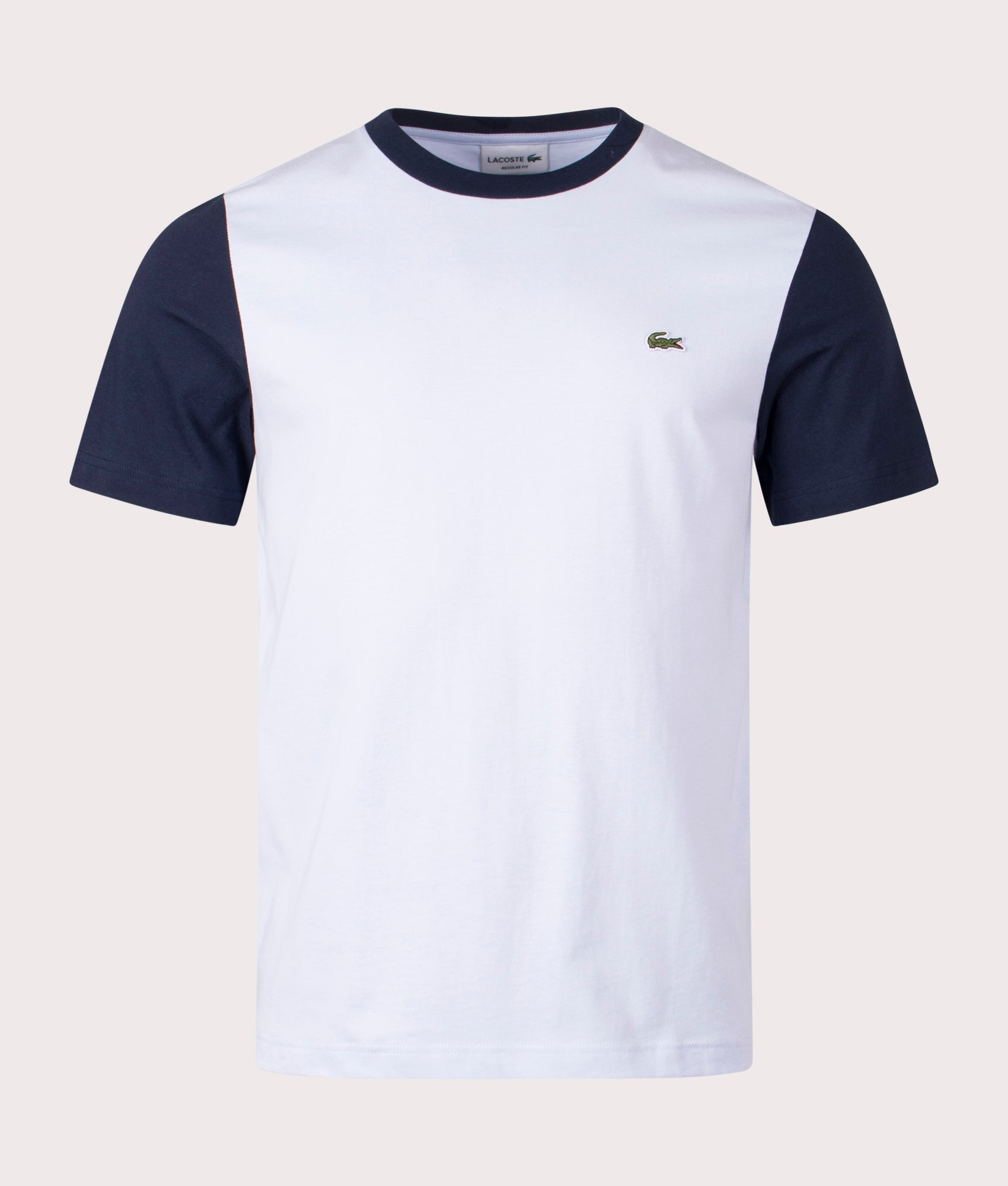 Lacoste Mens Colour Block T-Shirt - Colour: X1J Phoenix Blue/Navy Blue - Size: 5/L