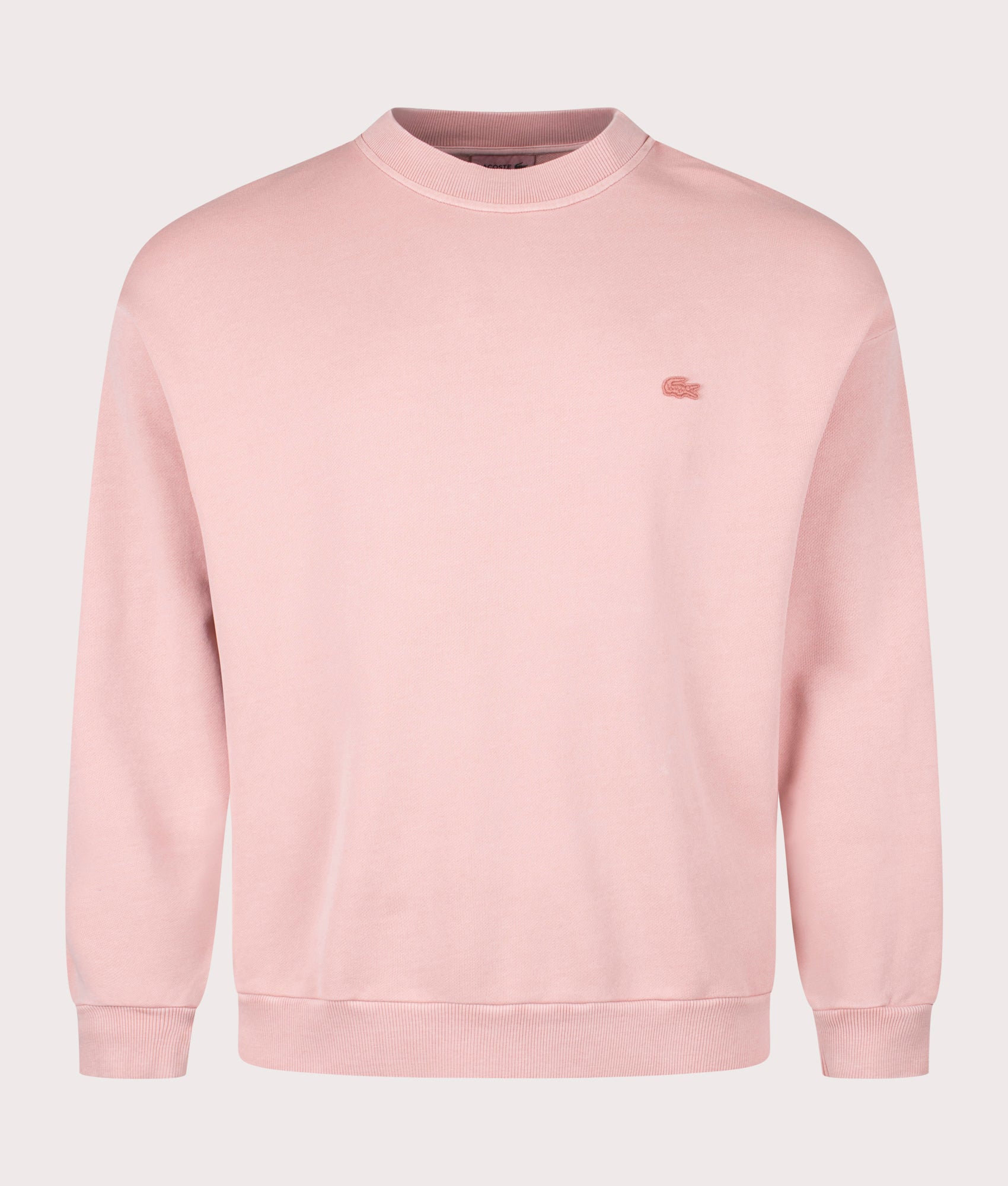 Lacoste Mens Logo Sweatshirt - Colour: K86 Eco Pink - Size: 5/L