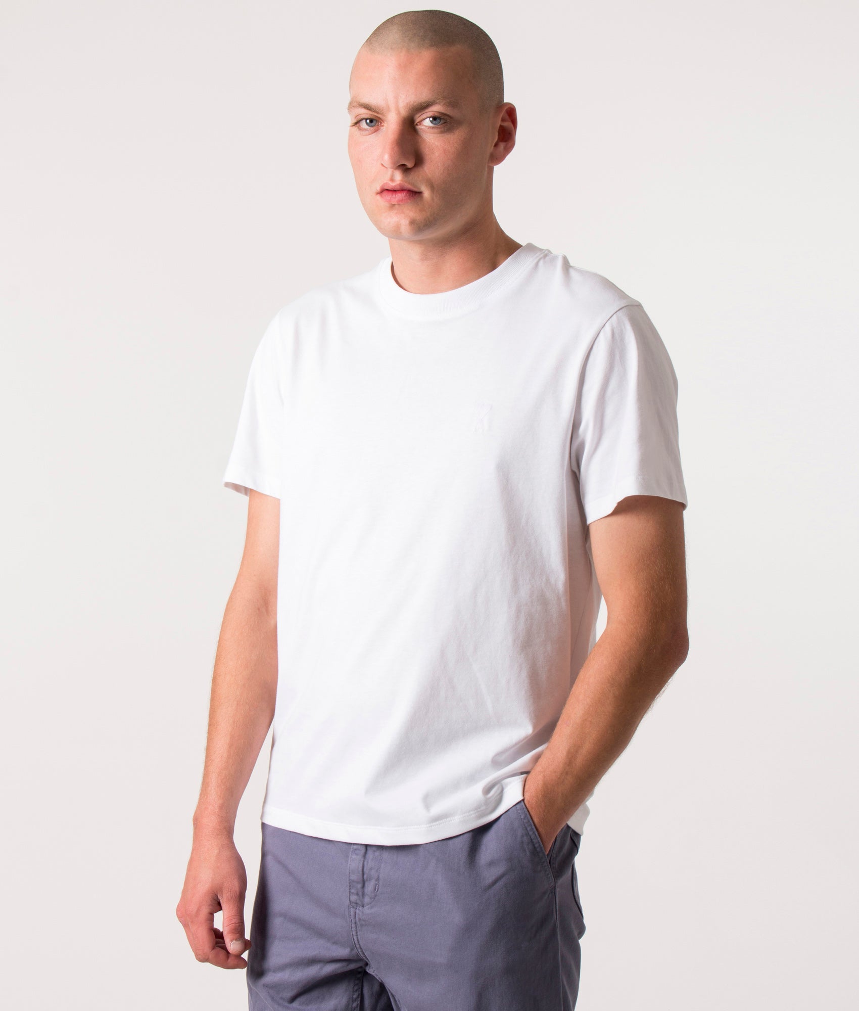 AMI Mens ADC T-Shirt - Colour: 100 White - Size: Large