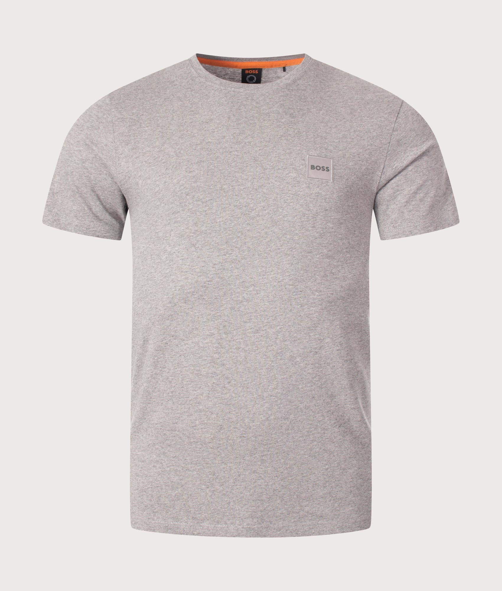BOSS Mens Relaxed Fit Tales T-Shirt - Colour: 051 Light Pastel Grey - Size: Large