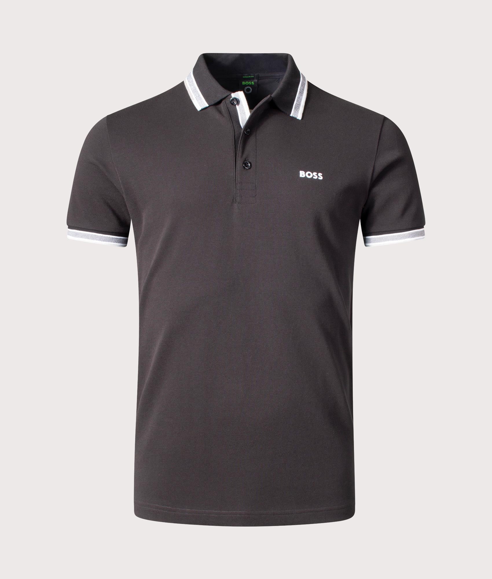 BOSS Mens Paddy Polo Shirt - Colour: 001 Black - Size: Large