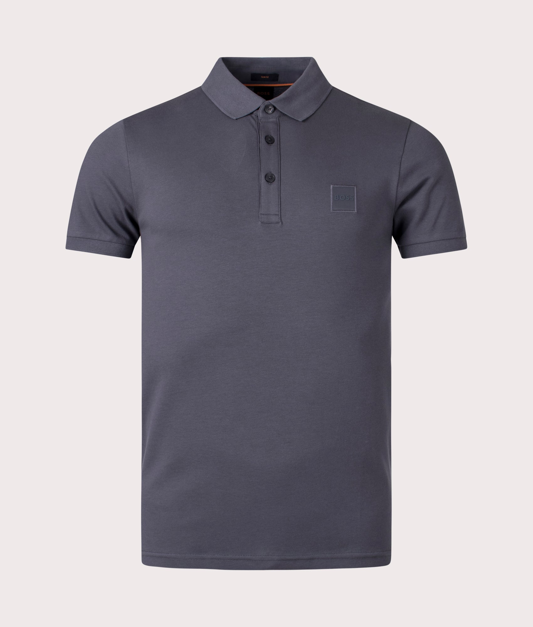 BOSS Mens Slim Fit Passenger Polo Shirt - Colour: 022 Dark Grey - Size: XL