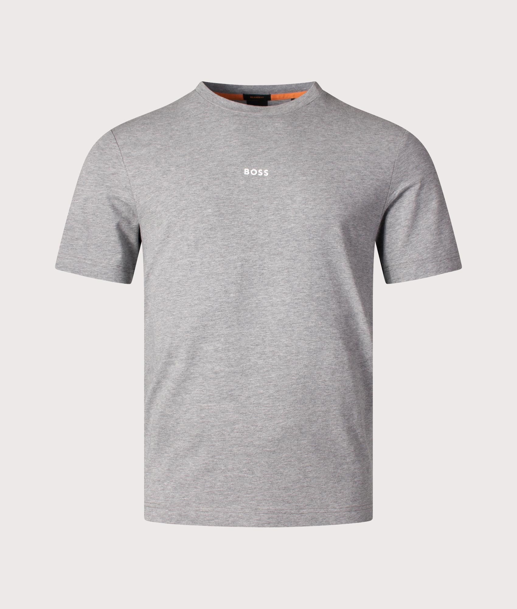 BOSS Mens Relaxed Fit TChup T-Shirt - Colour: 051 Light/Pastel Grey - Size: Medium