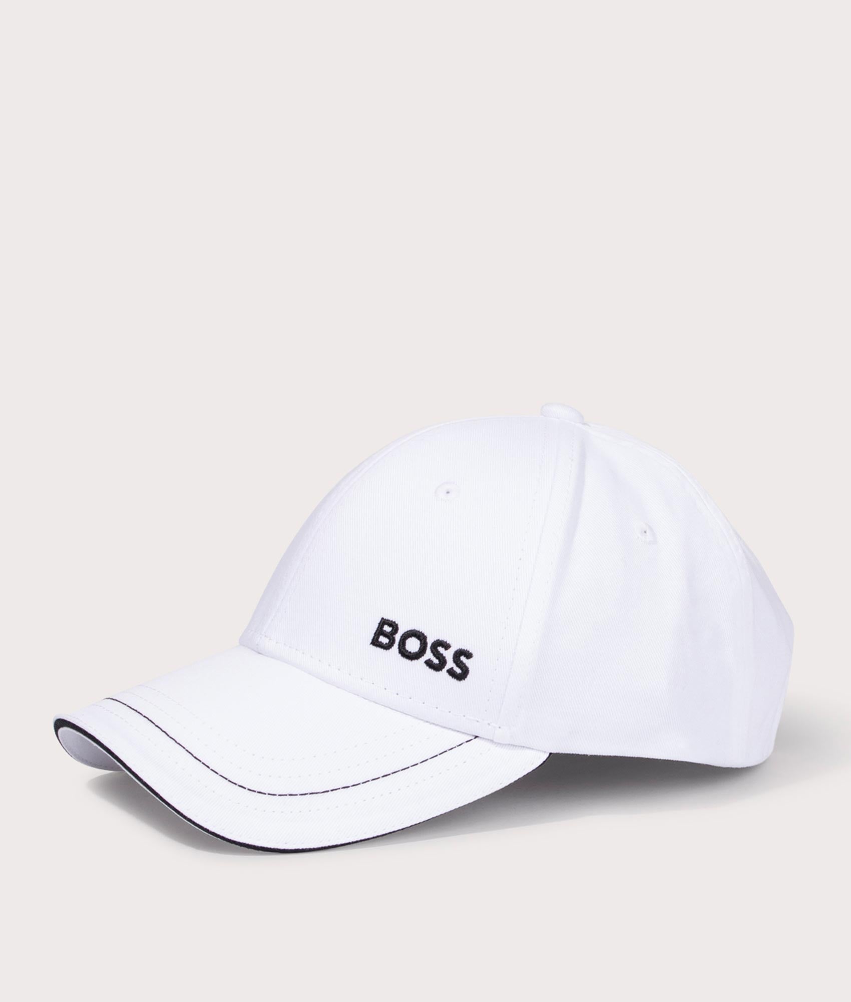 BOSS Mens 1 Logo Cap - Colour: 100 White - Size: One Size