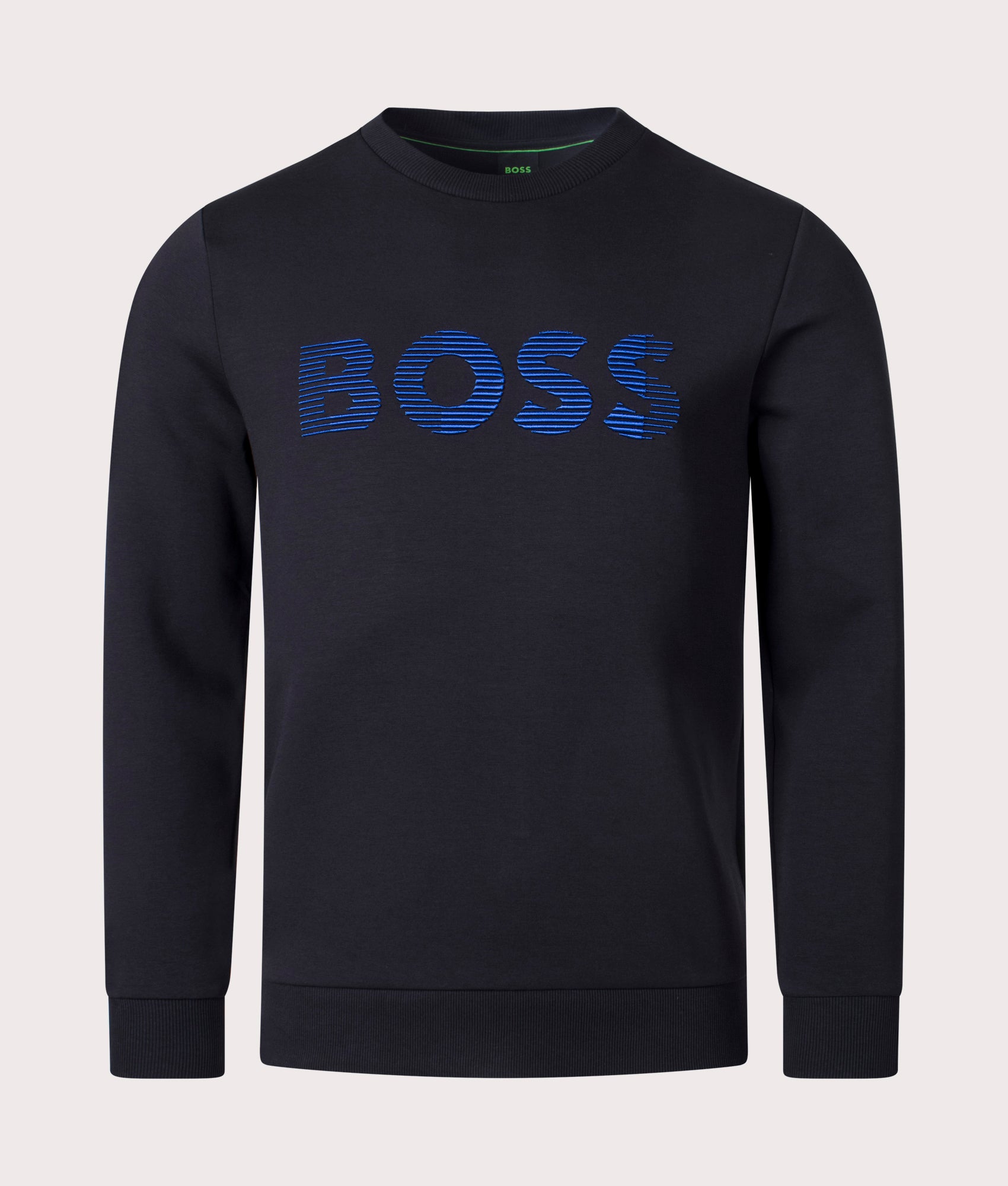 BOSS Mens Salbo 1 3D Logo Sweatshirt - Colour: 001 Black - Size: XL