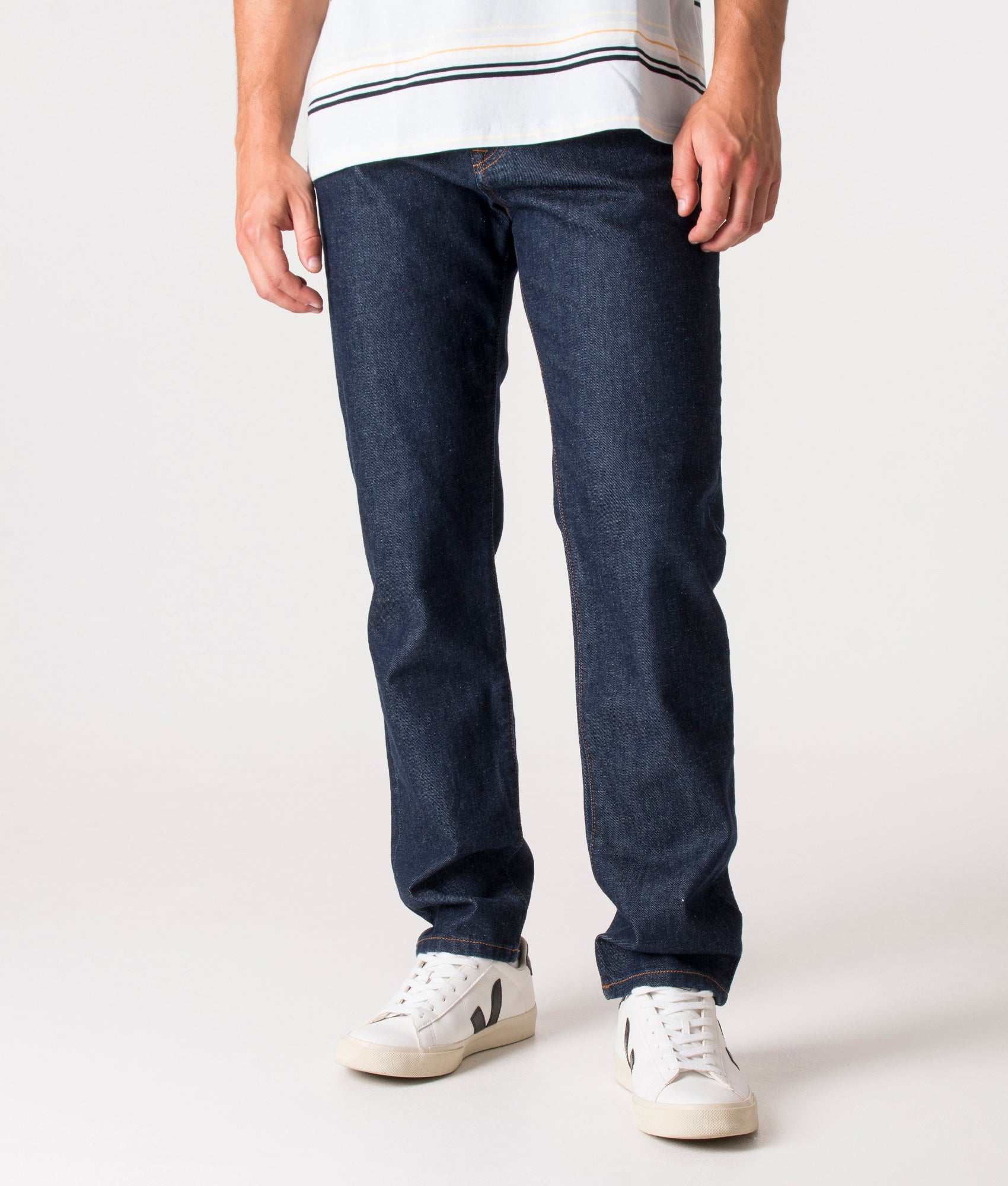 BOSS Mens Regular Fit Maine BC C Jeans - Colour: 403 Dark Blue - Size: 32S