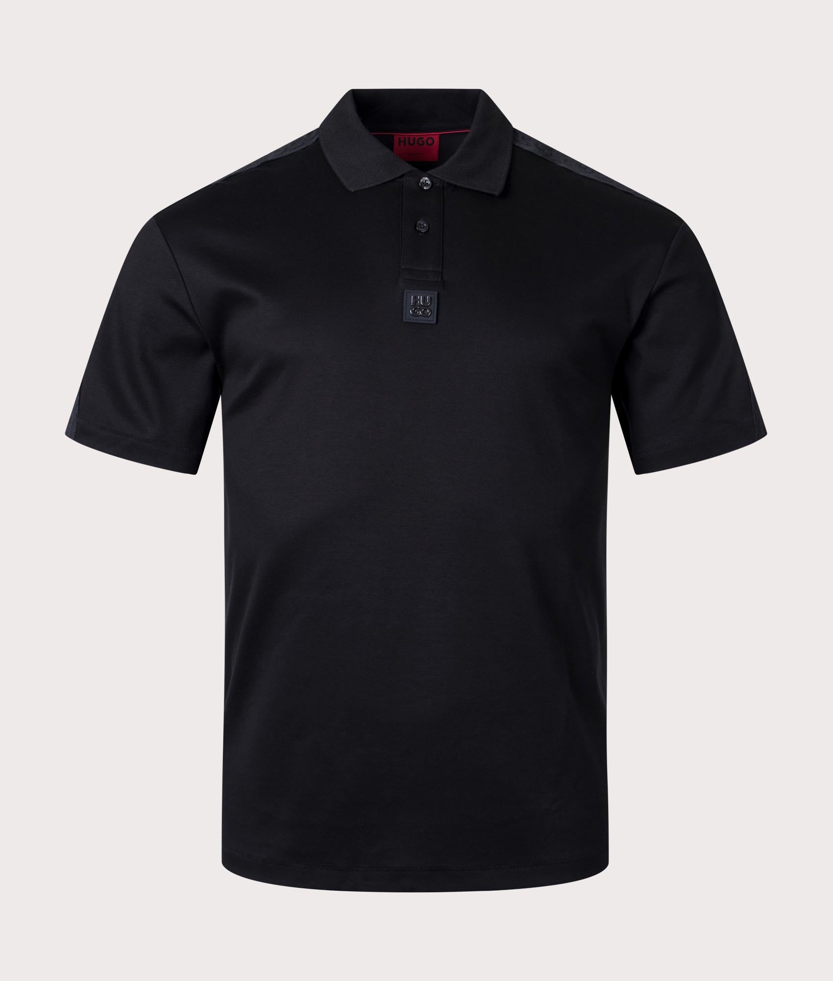 HUGO Mens Deabo Polo Shirt - Colour: 001 Black - Size: Medium