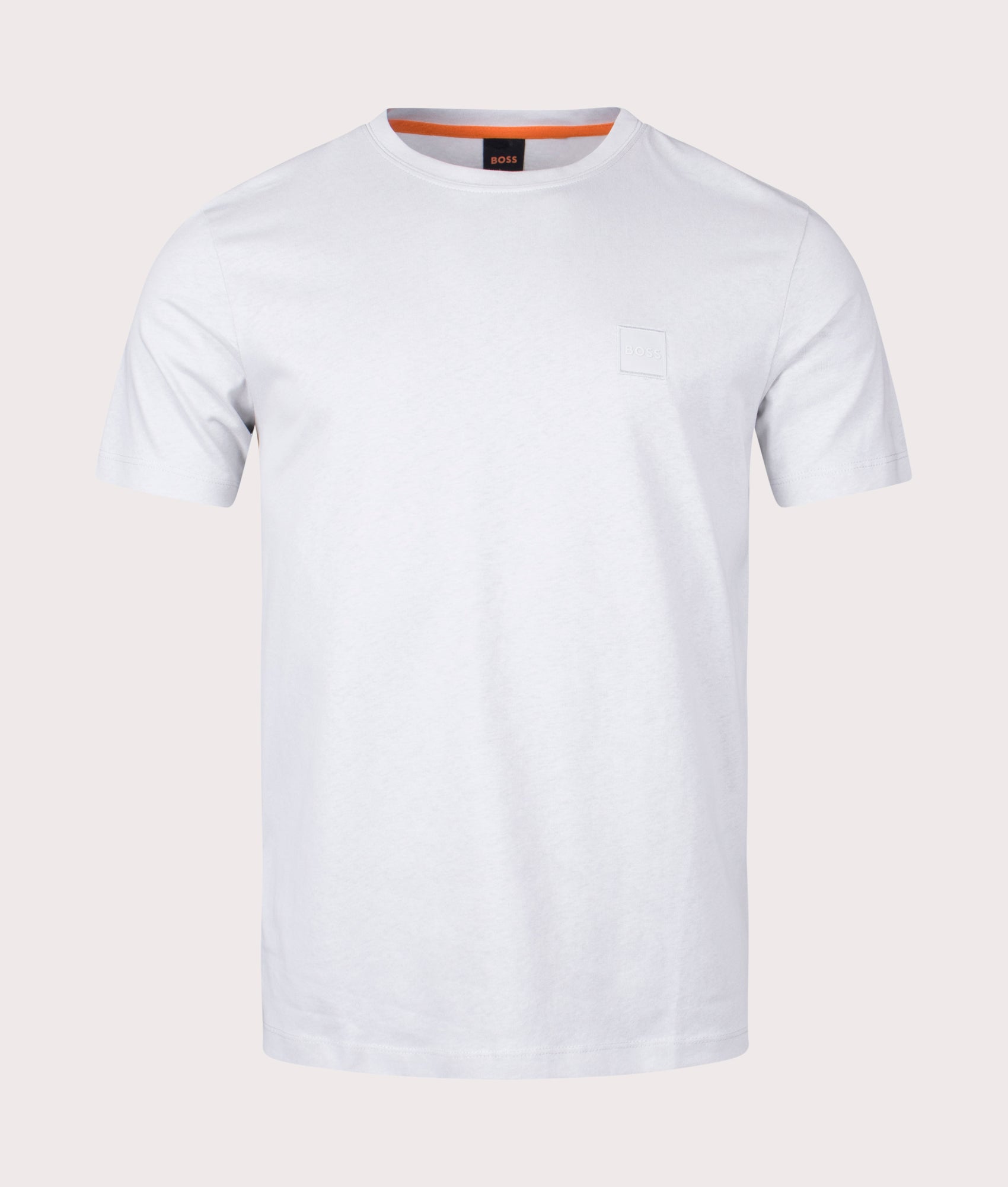 BOSS Mens Tales T-Shirt - Colour: 057 Light/Pastel Grey - Size: Medium