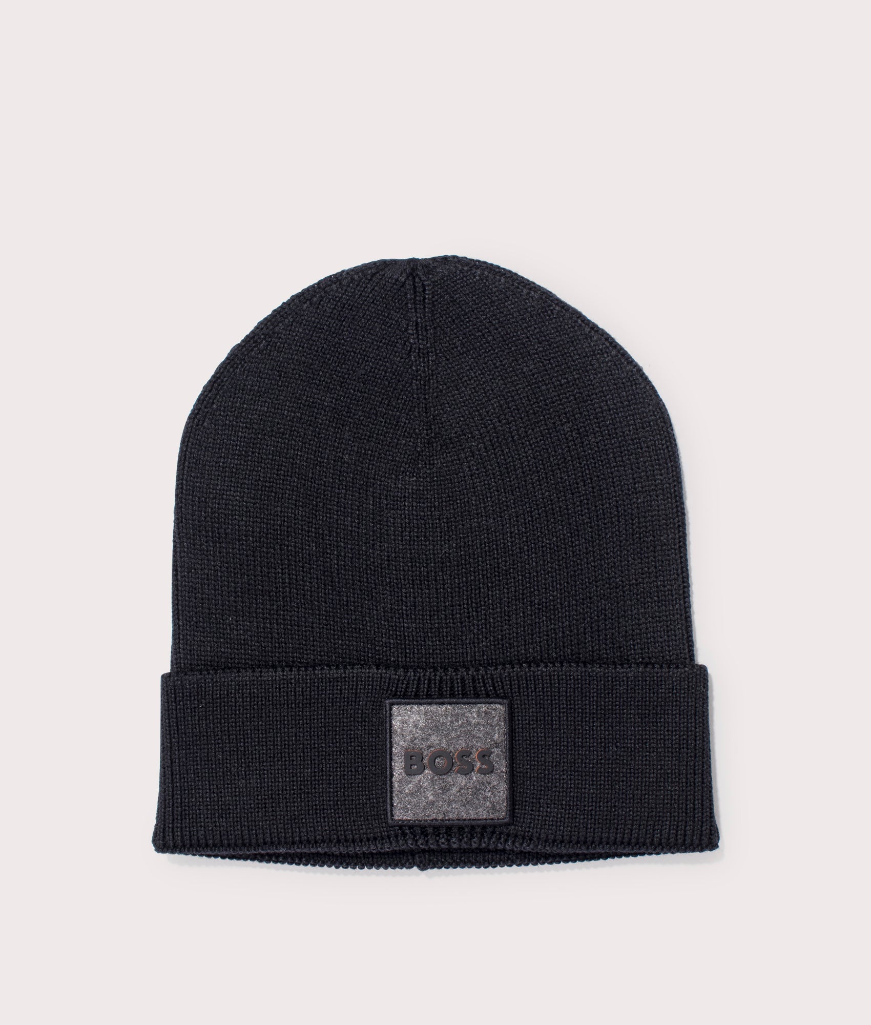 BOSS Mens Foxxy Beanie - Colour: 001 Black - Size: One Size