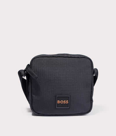Ray S Zip Env Crossbody Bag Black | BOSS | EQVVS