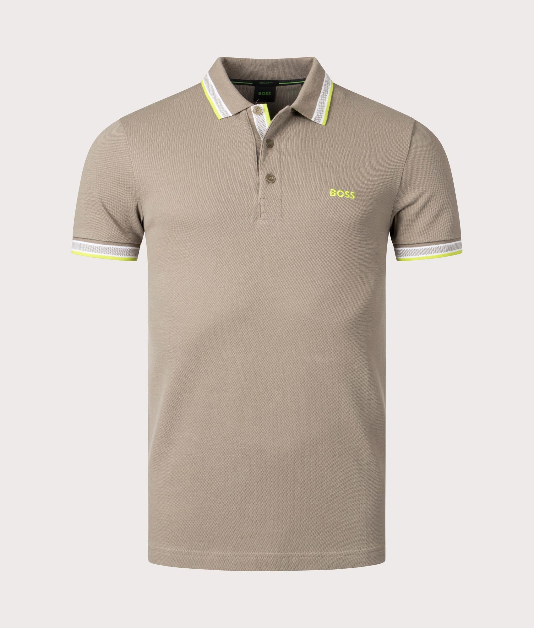 BOSS Mens Paddy Polo Shirt - Colour: 335 Light/Pastel Green - Size: Large