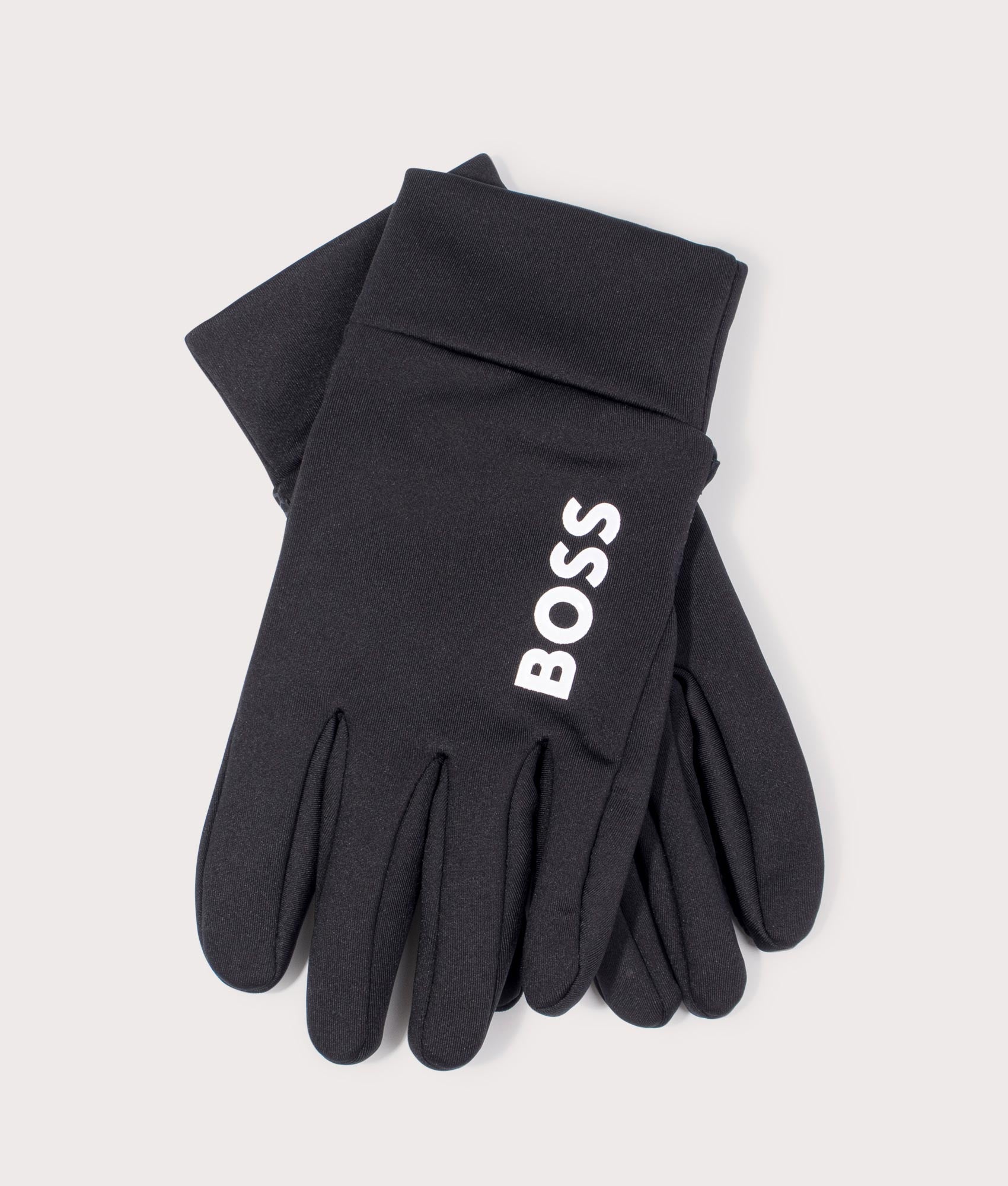 BOSS Mens Running Gloves - Colour: 001 Black - Size: 10