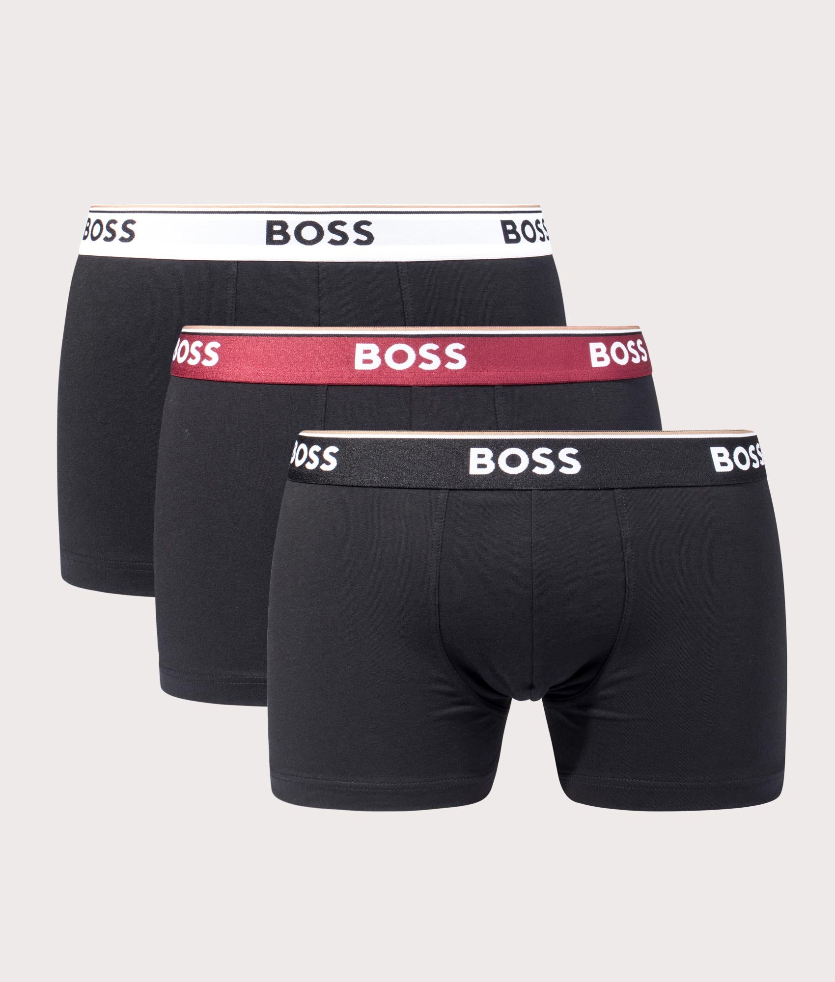 BOSS Mens 3 Pack of Stretch-Cotton Trunks - Colour: 973 Open Miscellaneous - Size: Large