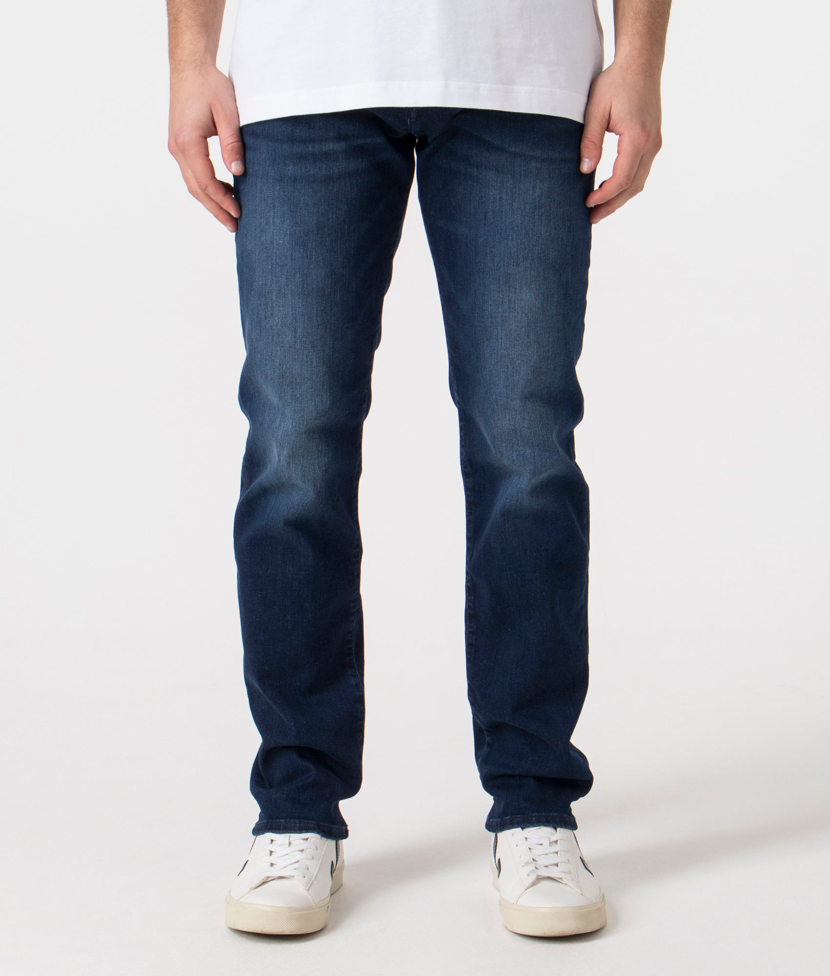 BOSS Mens Regular Fit Re.Maine BC-P Jeans - Colour: 407 Dark Blue - Size: 32S