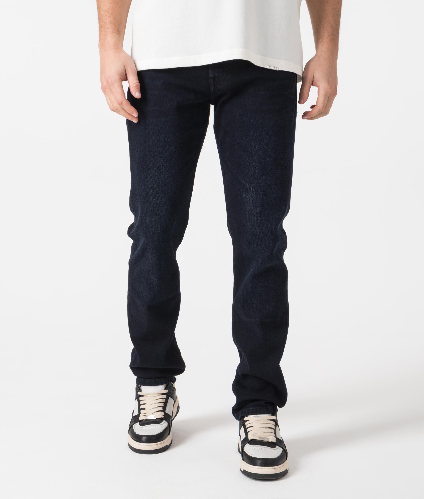 BOSS Mens Slim Fit Delaware BC-P Jeans - Colour: 402 Dark Blue - Size: 32S