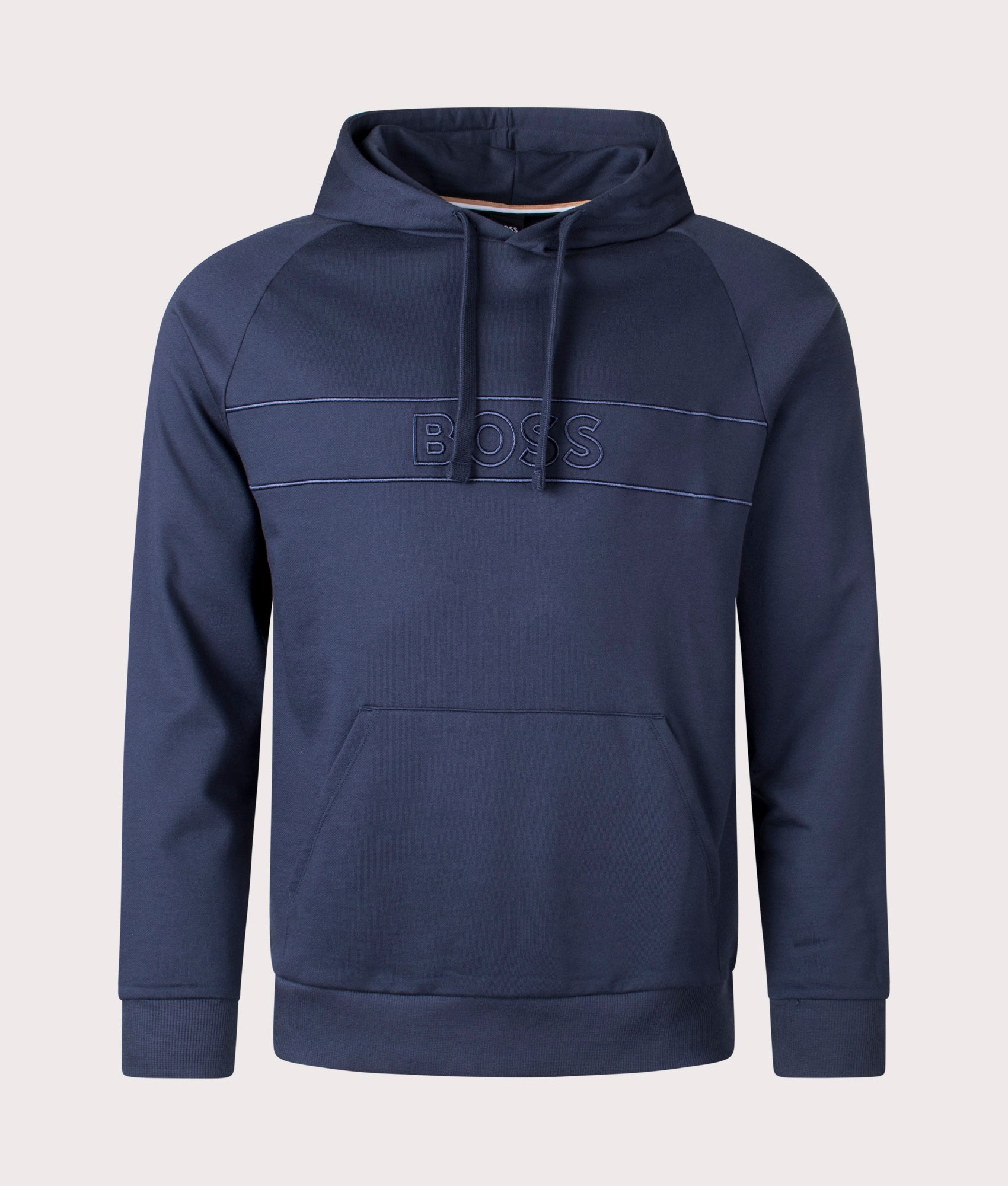 BOSS Mens Fashion Hoodie - Colour: 403 Dark Blue - Size: XL