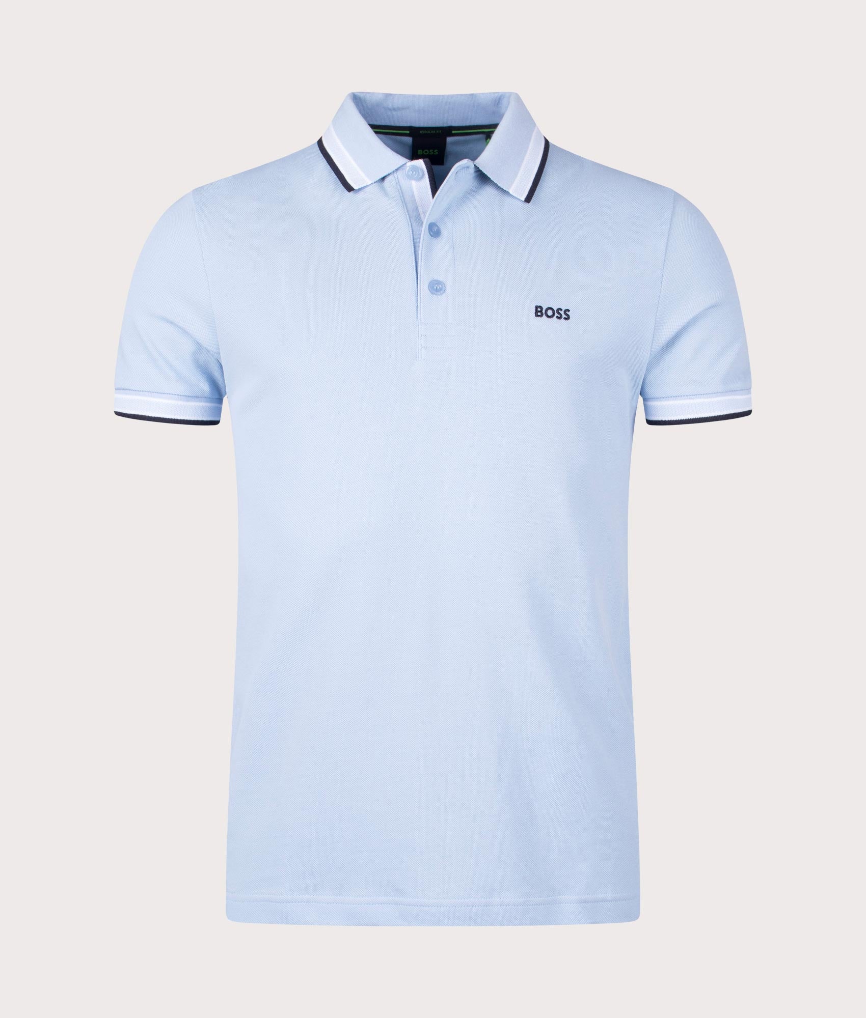 BOSS Mens Paddy Polo Shirt - Colour: 450 Light/Pastel Blue - Size: XXL