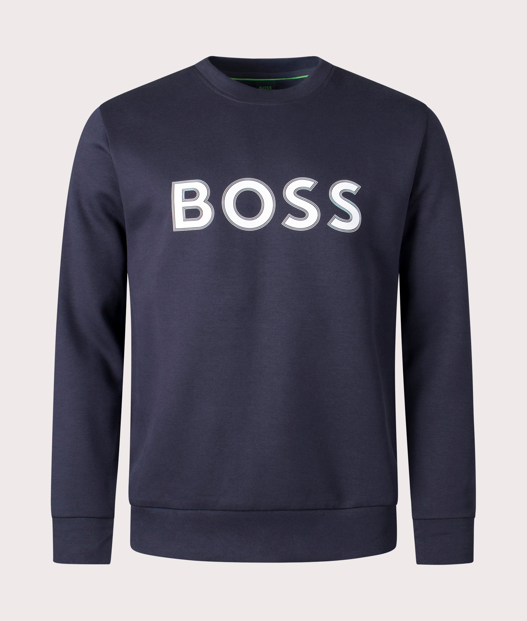 BOSS Mens Salbo Sweatshirt - Colour: 402 Dark Blue - Size: XL