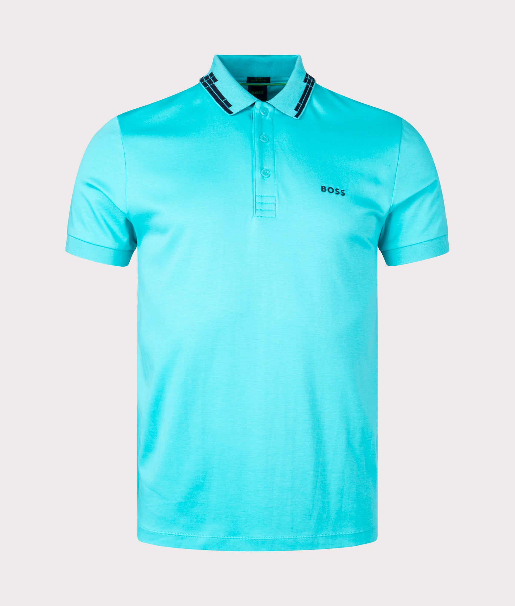 BOSS Mens Slim Fit Paule Polo Shirt - Colour: 367 Open Green - Size: XL